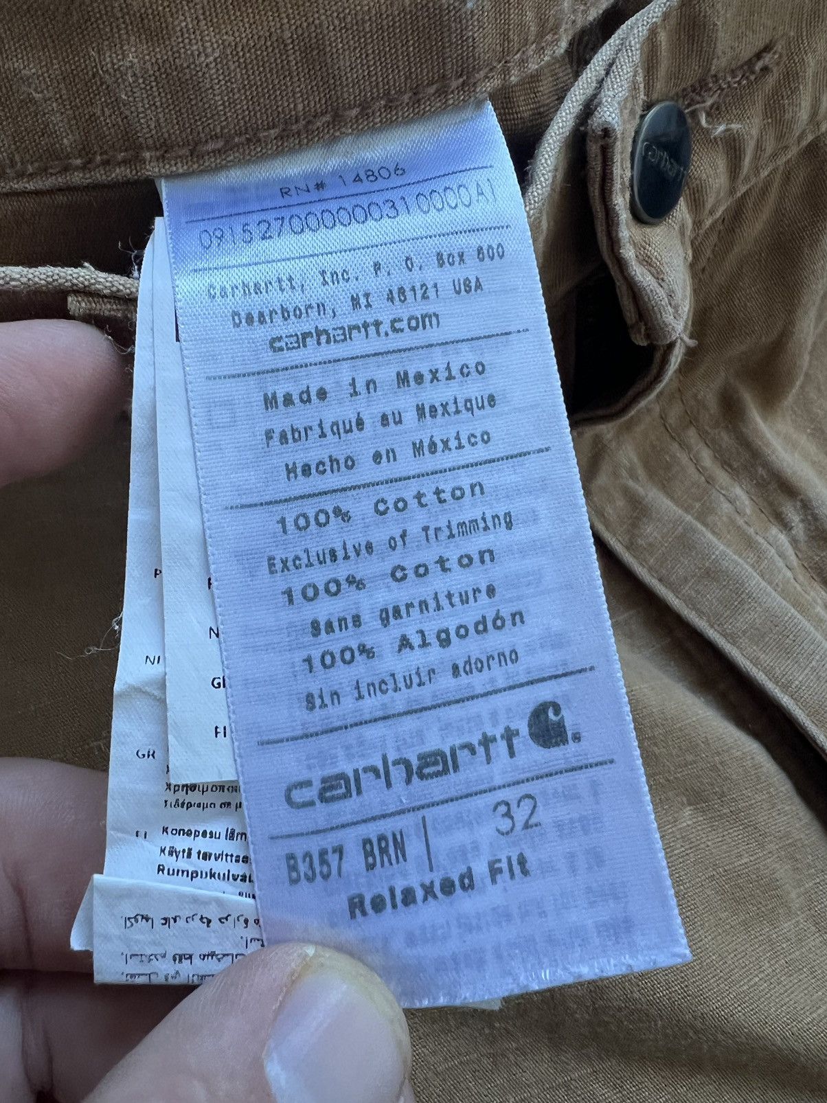 Carhartt × Vintage Crazy rare Carhartt vintage 90s carpenter Workwear Short Size US 32 / EU 48 - 12 Thumbnail