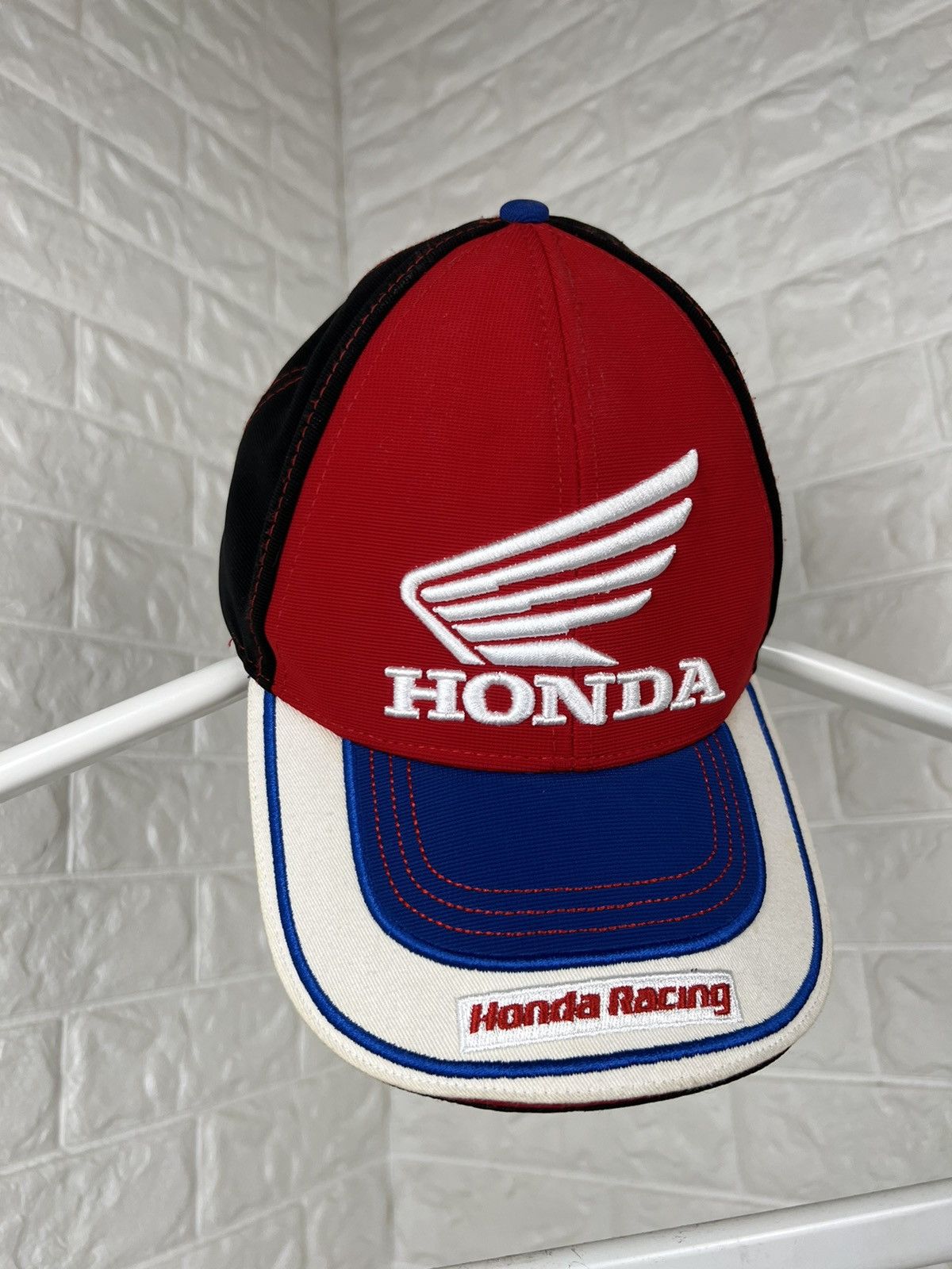 NASCAR × Vintage Vintage Y2K Honda Racing Cap Hat Size ONE SIZE - 3 Thumbnail