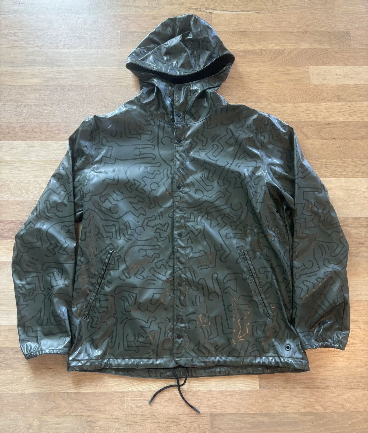 Herschel Supply Co. × Keith Haring Herschel Kieth Haring All Over Artwork Coaches Jacket Size US XL / EU 56 / 4 - 1 Thumbnail