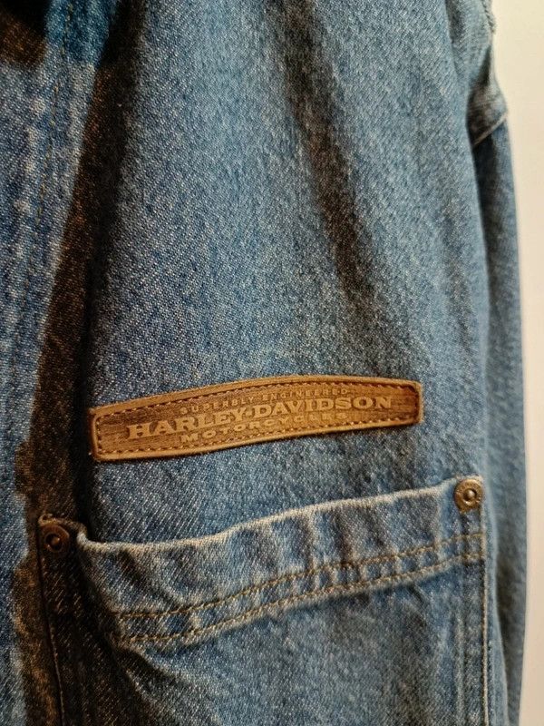 Harley Davidson y2k harley davidson denim jacket Size US M / EU 48-50 / 2 - 7 Thumbnail