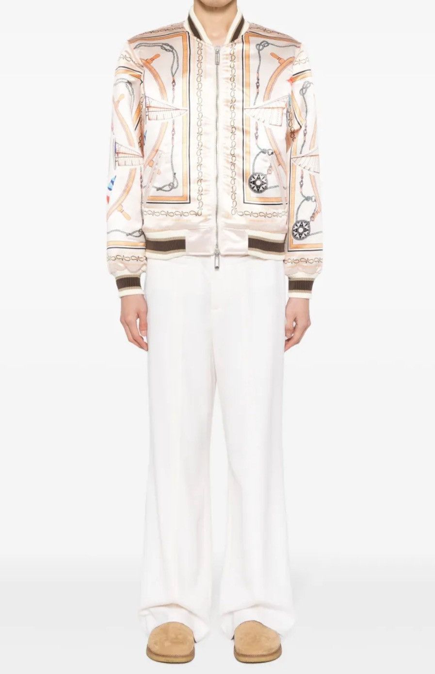 Rhude Rhude X Nautica Satin Bomber Jacket Size XL Size US XL / EU 56 / 4 - 2 Thumbnail