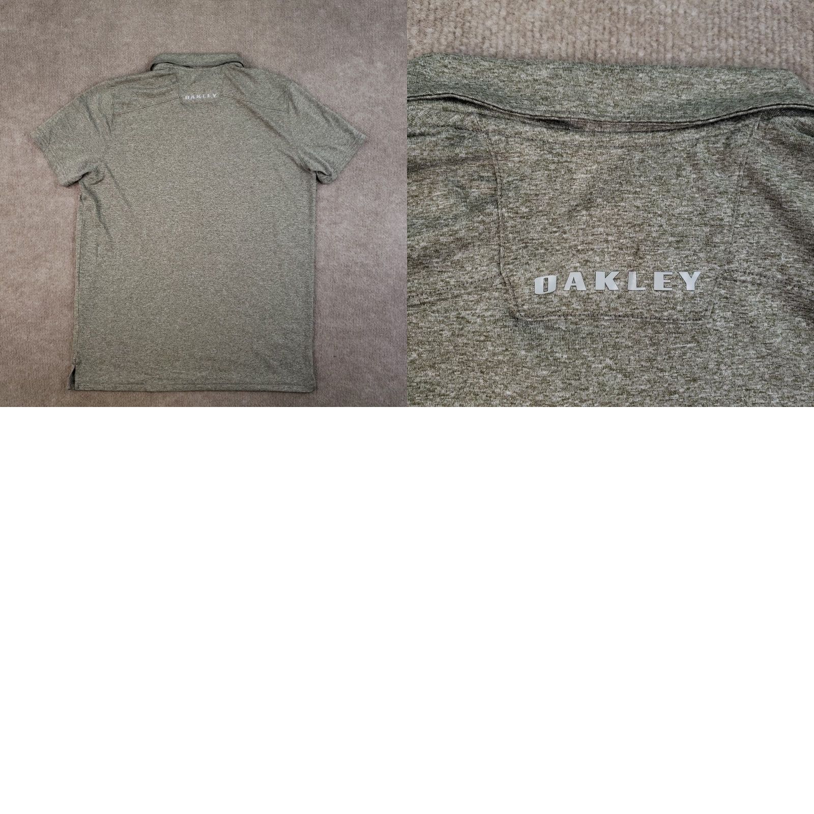 Oakley Oakley Polo Shirt Mens Medium Gray Regular Fit Performance Golf Athletic Shirt Size US M / EU 48-50 / 2 - 8 Thumbnail