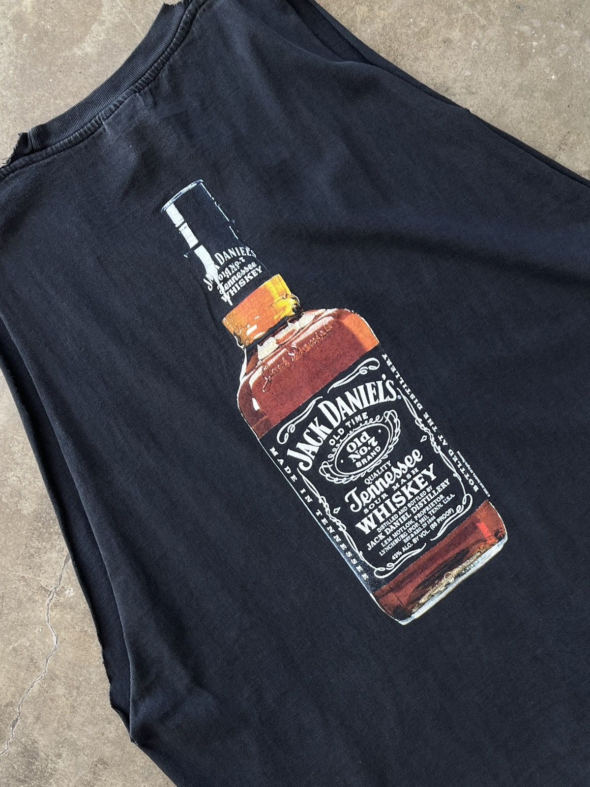 Vintage Vintage I Know Jack Jack Daniels Promo Tee Cut Vneck XL Size US XL / EU 56 / 4 - 1 Thumbnail
