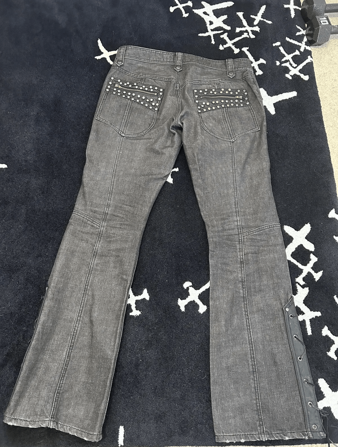 Schlussel Schlussel Lace Up Japanese Denim Size US 32 / EU 48 - 2 Thumbnail