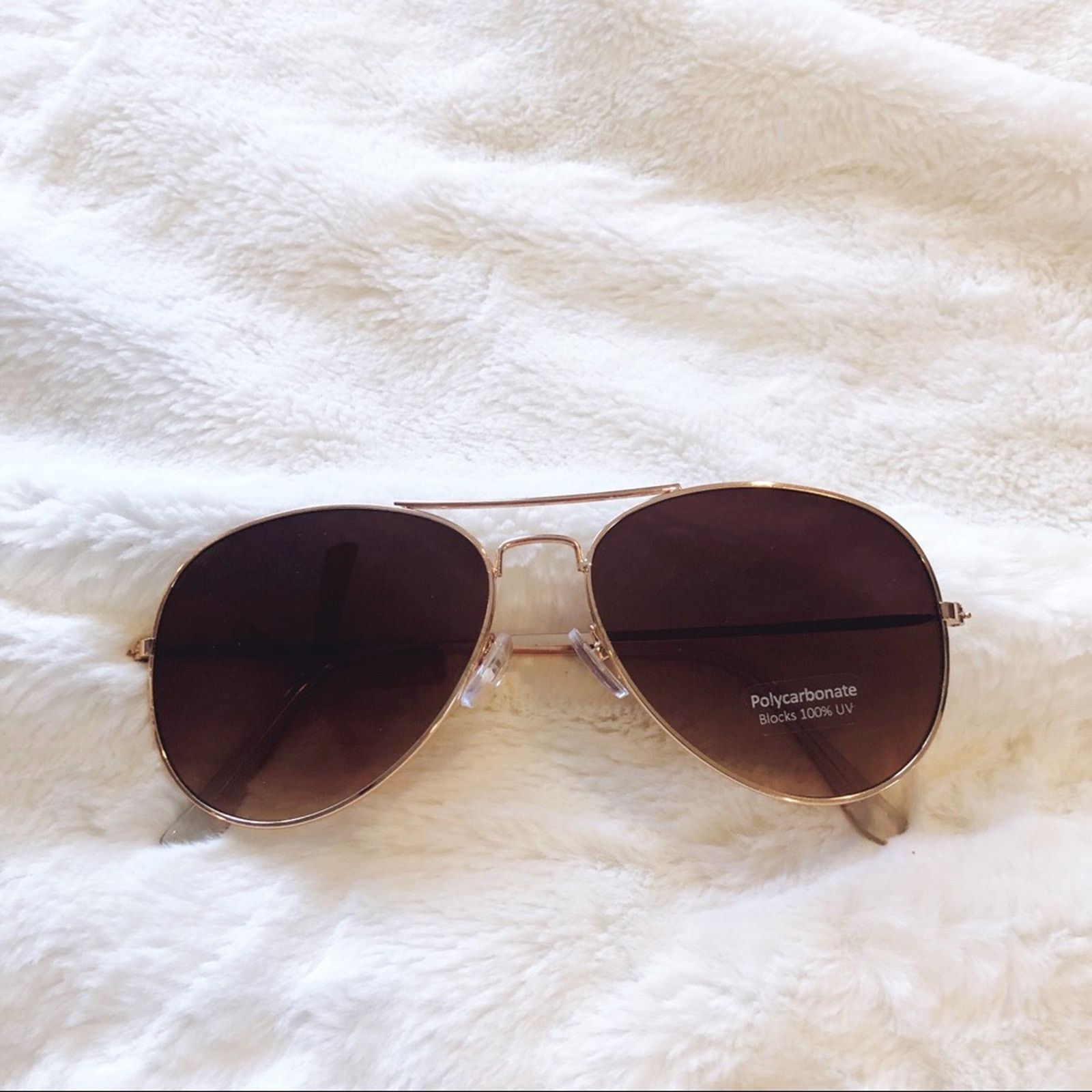 Other Georgia Dark Brown Aviator Sunglasses Size ONE SIZE - 5 Thumbnail