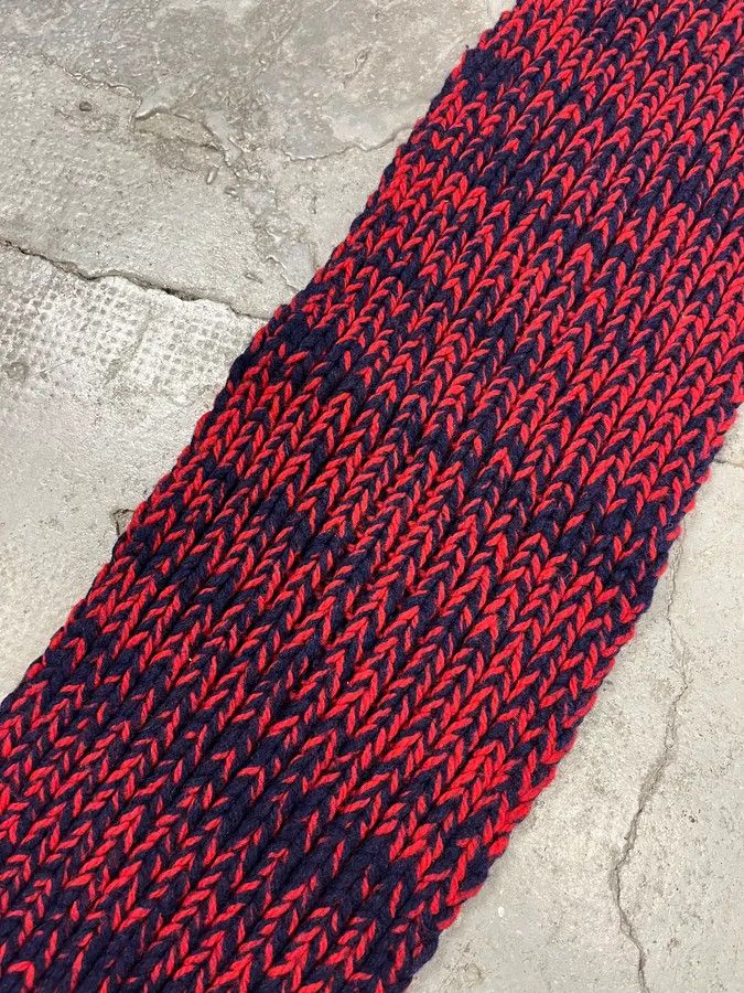 Dries Van Noten Dries Van Noten Red Wool Scarf Size ONE SIZE - 4 Thumbnail