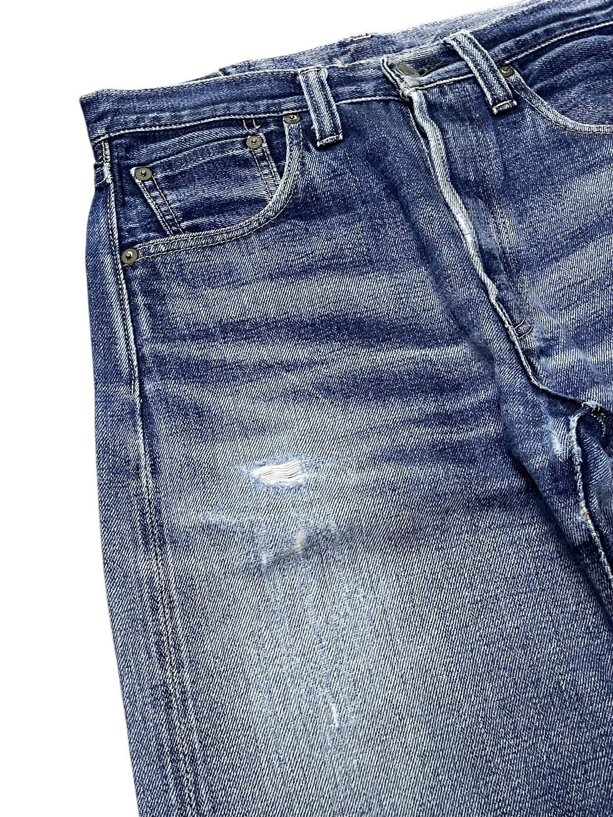 LVC × Levi's × Vintage Vintage Levis Big E 501 LVC 40s Jerky Tabs Selvedge Jeans Size US 30 / EU 46 - 11 Thumbnail