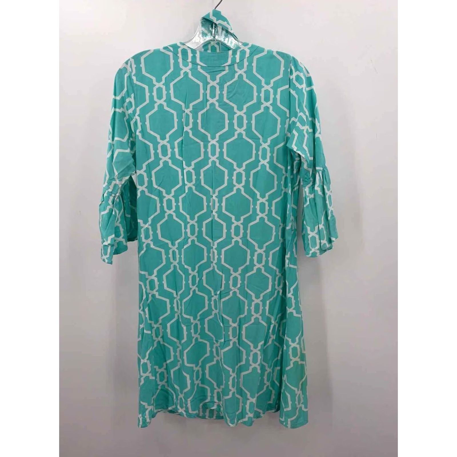 Escada Escapada Dress Blue Size Small Knee Length Long Sleeve Size S / US 4 / IT 40 - 3 Thumbnail