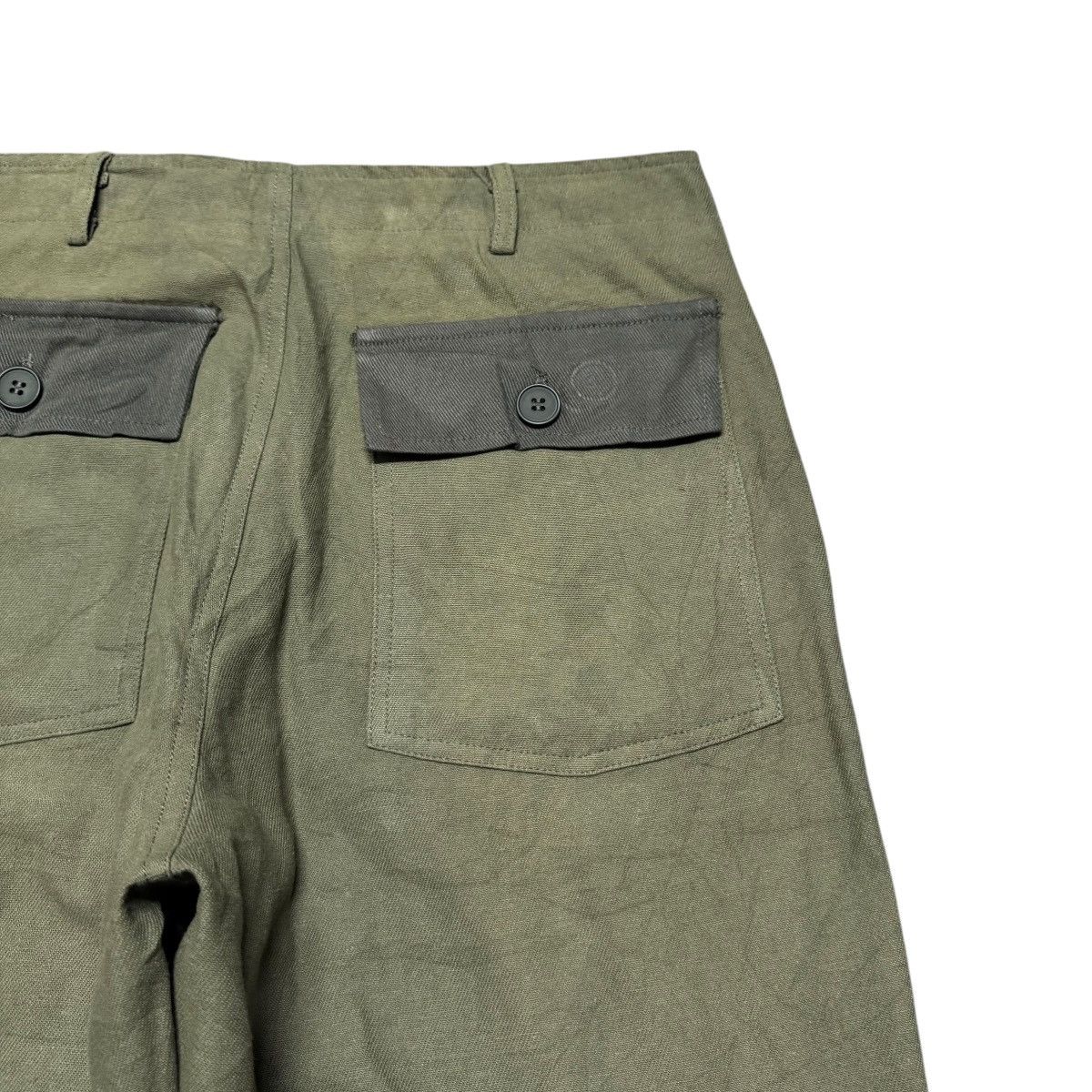 Japanese Brand Broken Base Sunfaded Fatigue Pants Size US 31 - 11 Thumbnail