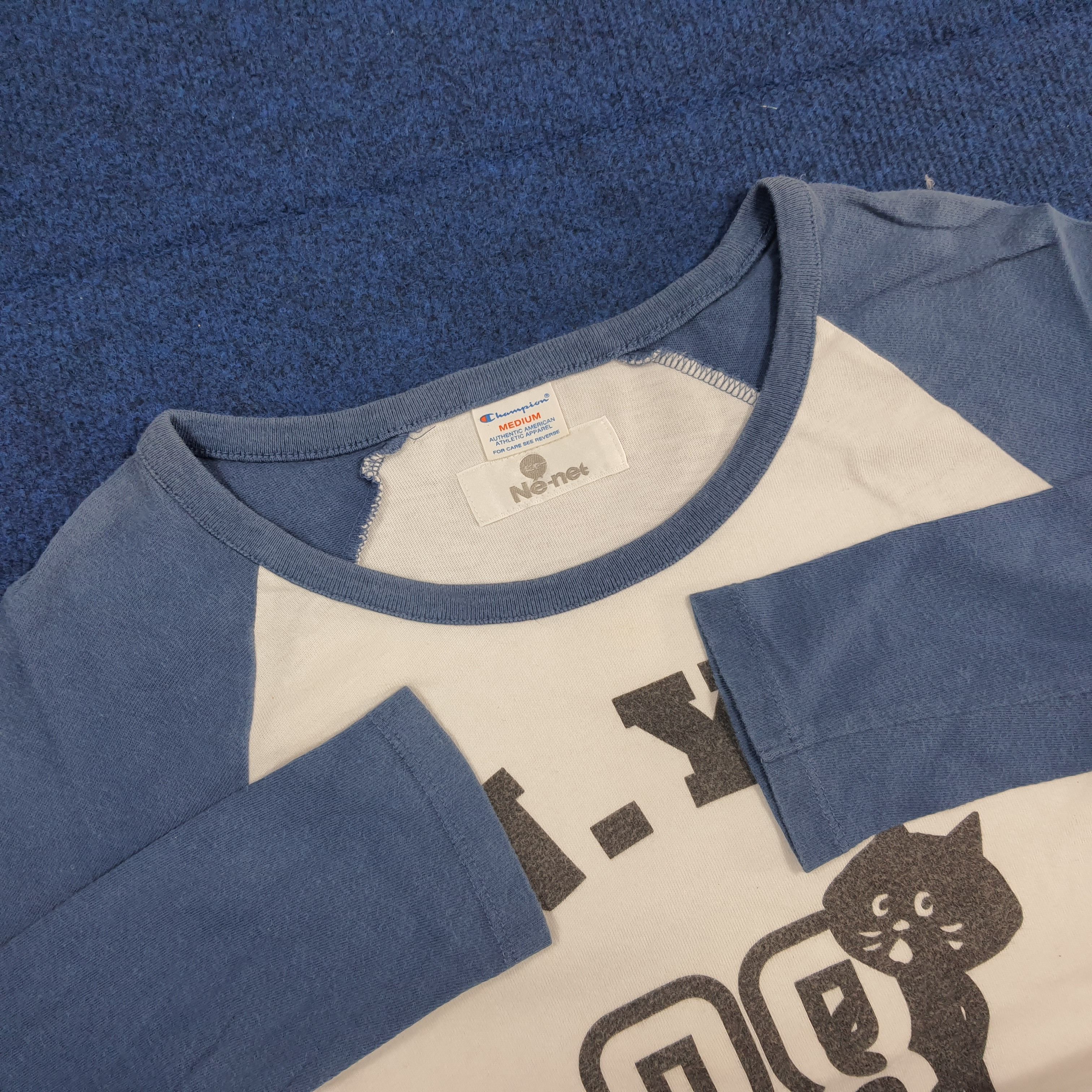 Champion × Ne-Net Vintage Champion x Ne-Net by Issey Miyake Raglan C301N3 Size S / US 4 / IT 40 - 4 Thumbnail