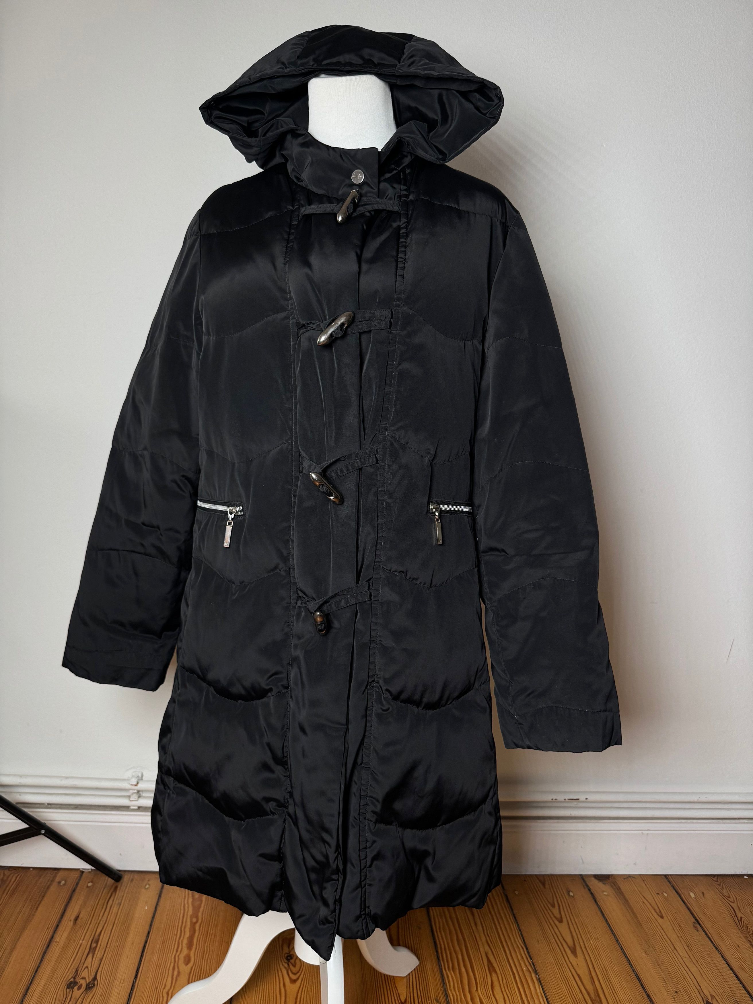 Courreges Vintage Down Parka Black 40/L Size M / US 6-8 / IT 42-44 - 1 Thumbnail