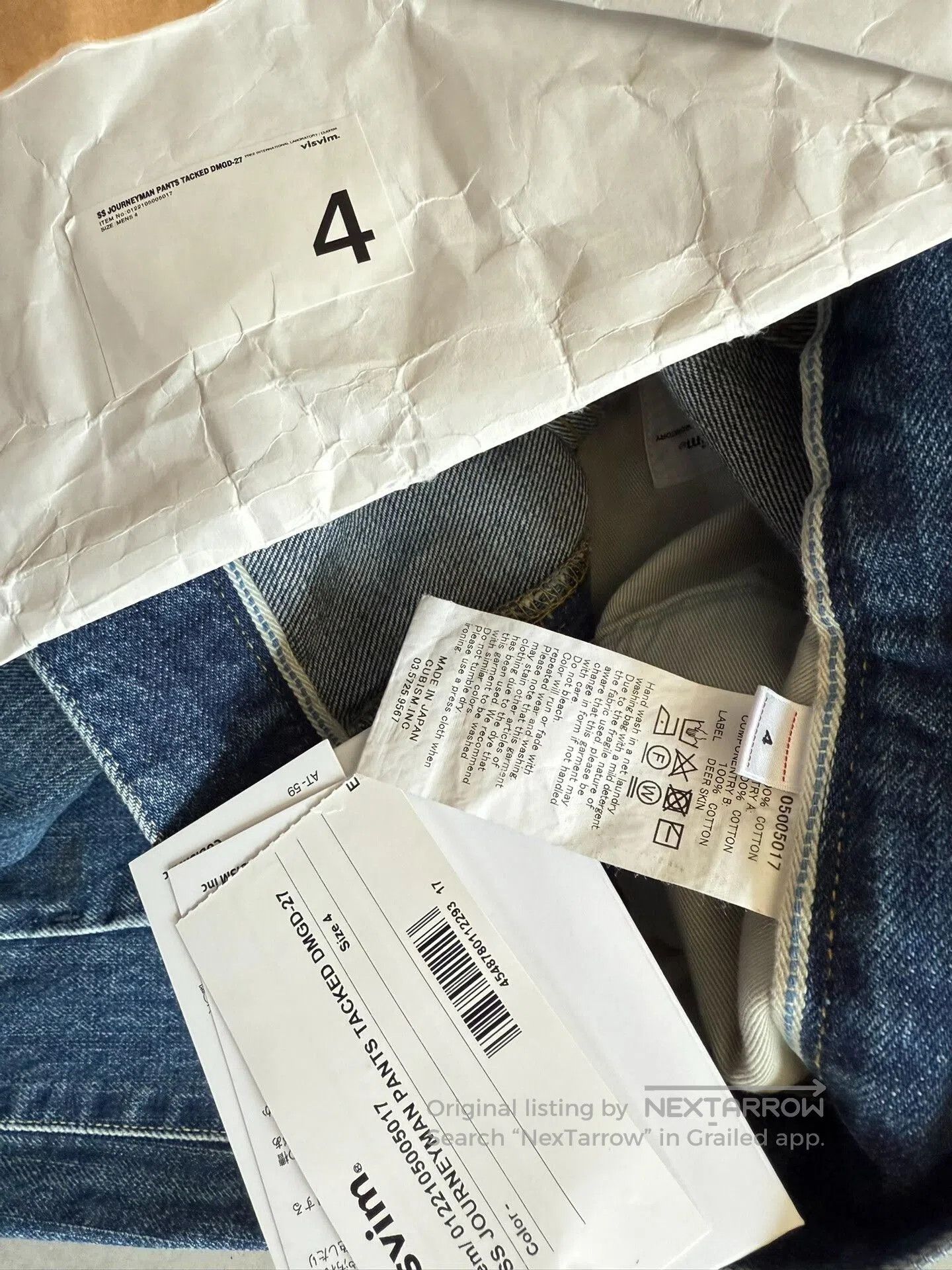 Visvim visvim journey pants in good condition. Size US 27 - 9 Thumbnail