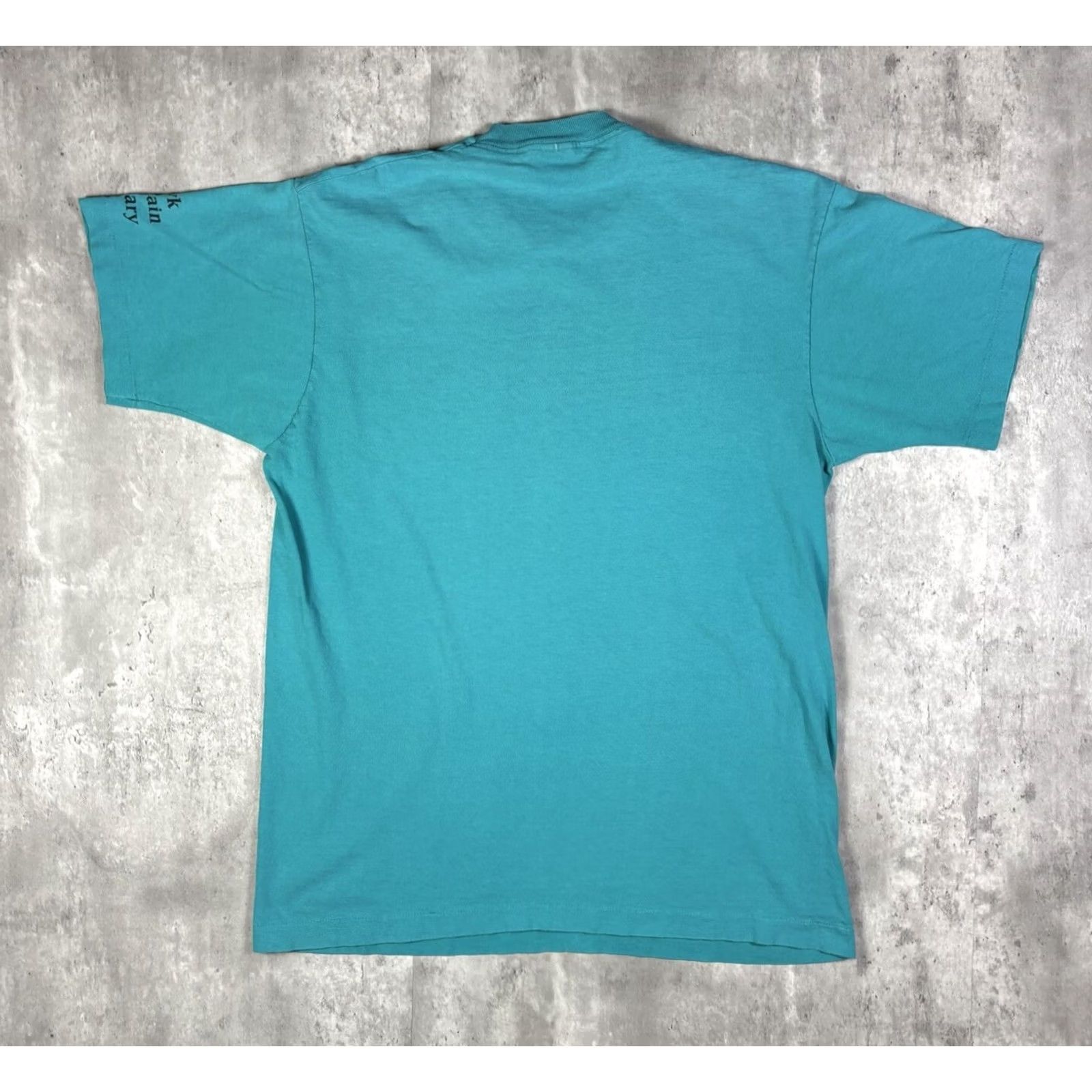 Fruit Of The Loom VINTAGE 90s Mountain Solstice Nature Art T Shirt Mens XL Blue Cotton Graphic Print Crew Neck Short Sleeve Fruit of the Loom"} Size US XL / EU 56 / 4 - 2 Thumbnail