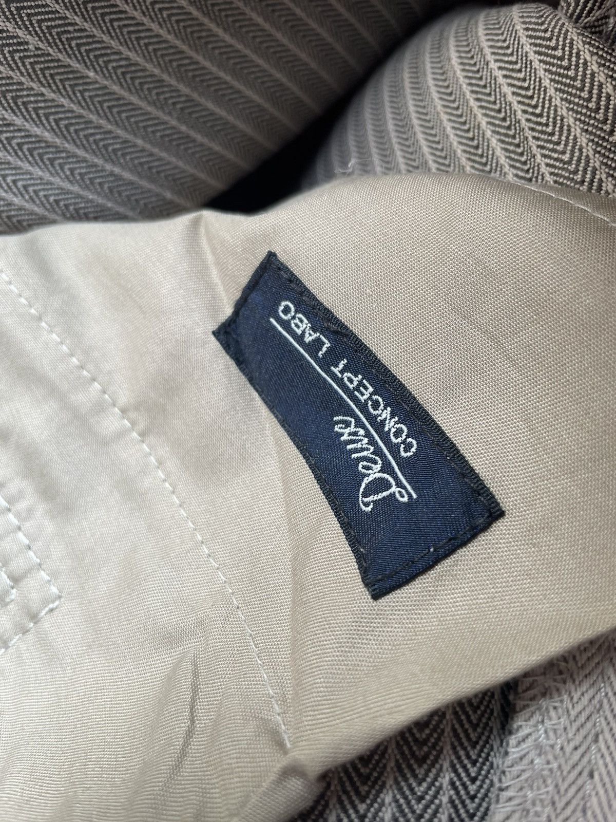 Deus Ex Machina Deux Concept Labo Herringbone Twill Denim Size US 35 - 12 Thumbnail