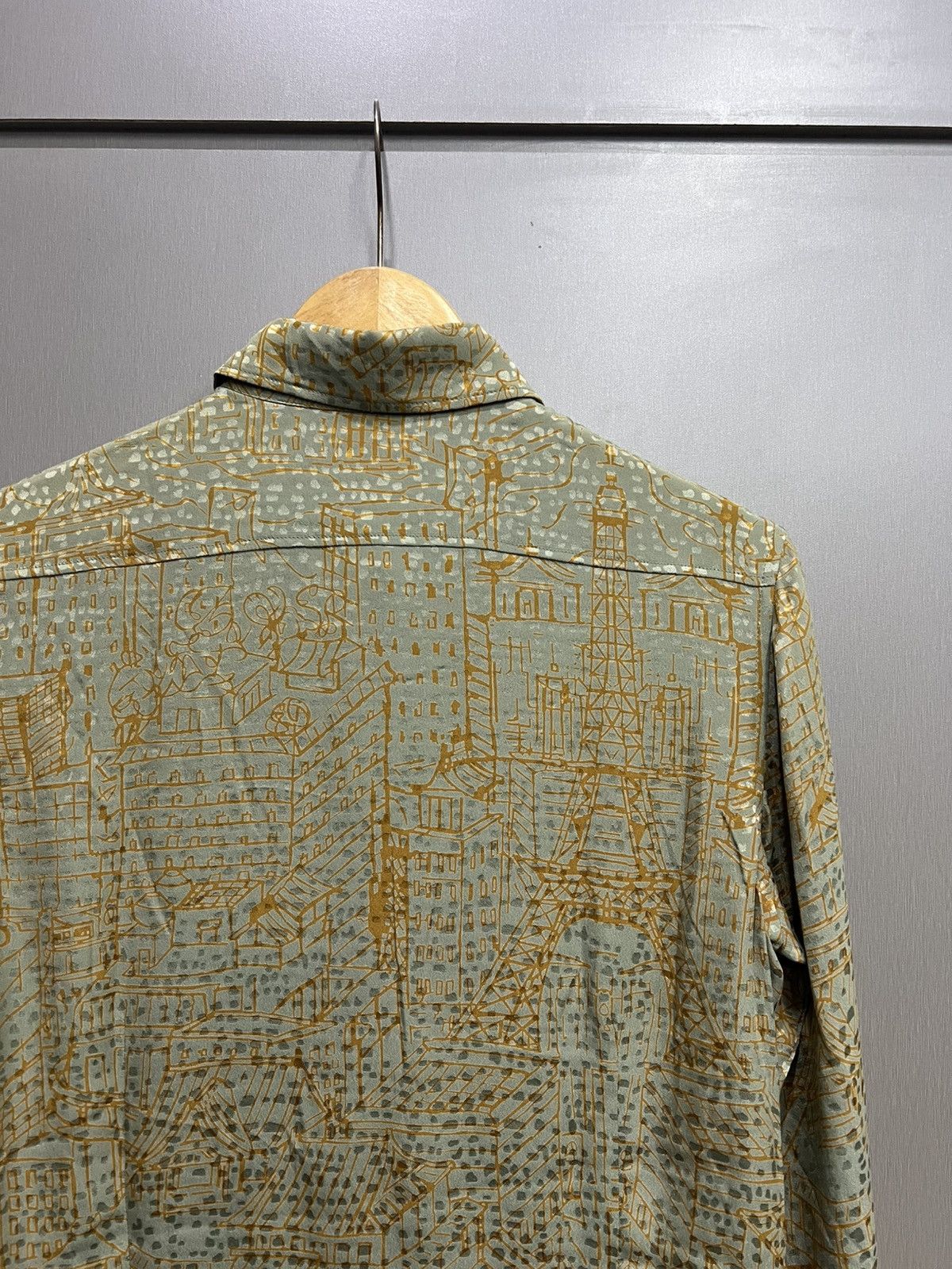 Hermes Hermes Martin Margiela Era Printed Silk Shirt Size US M / EU 48-50 / 2 - 4 Thumbnail
