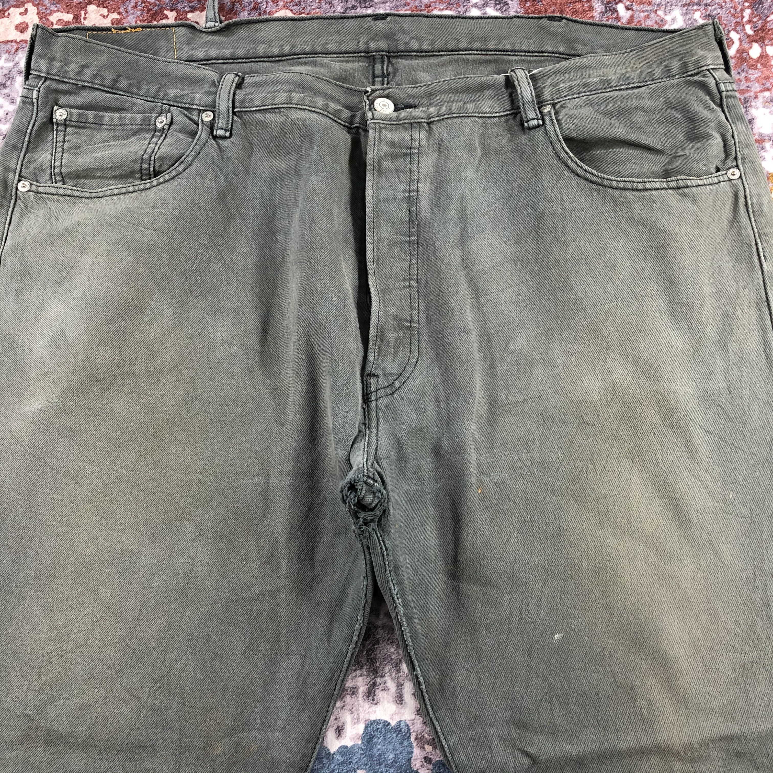Levi's Vintage Distress Levis 501 Jeans-JM2289 Size US 44 / EU 60 - 3 Thumbnail