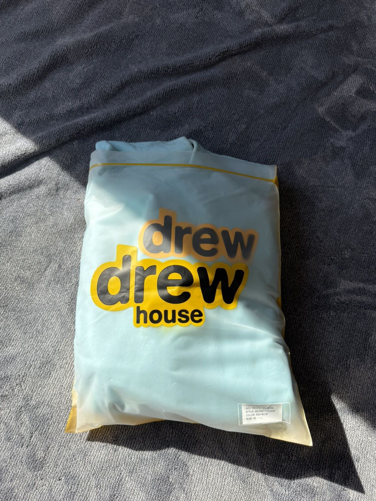 Drew House SECRET HOODIE SEA BLUE Size US XL / EU 56 / 4 - 1 Thumbnail
