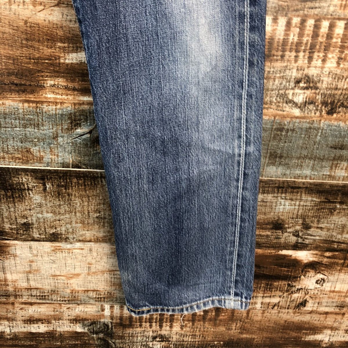 Levi's DLL 501 Levis Blue Distressed Denim Pants #C081 Size US 30 / EU 46 - 11 Thumbnail