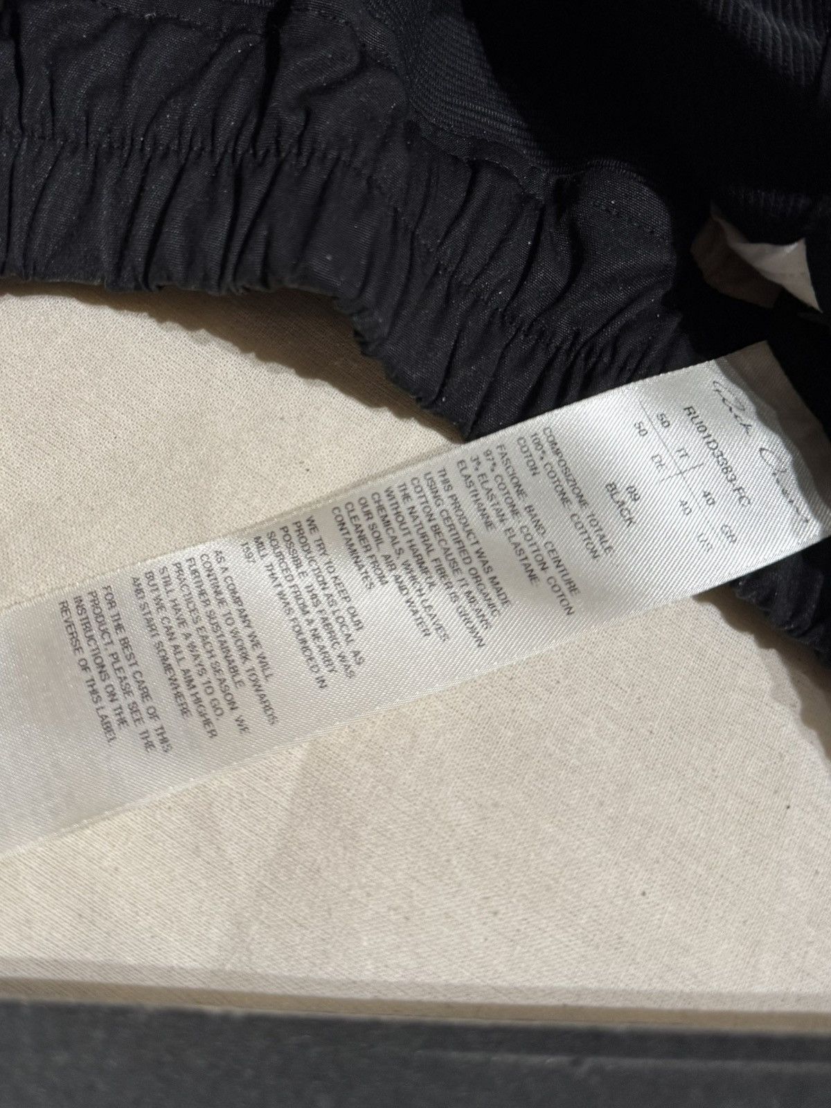 Rick Owens SS24 LIDO SHORTS BLACK MILK MAINLINE Size US 33 - 6 Thumbnail