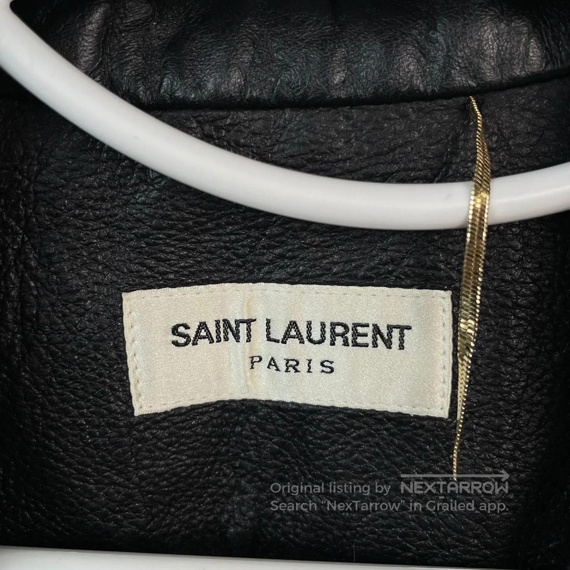 Saint Laurent Paris Saint Laurent 2017FW Black Leather Jacket. Size US M / EU 48-50 / 2 - 5 Thumbnail