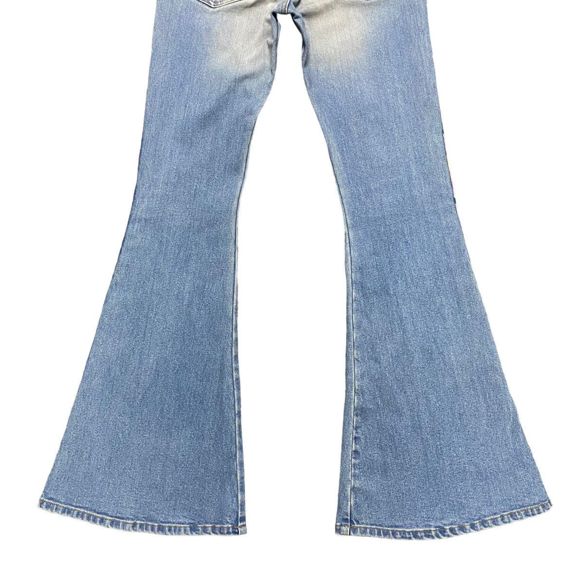 If Six Was Nine LOVE GIRL MARKET Hippie Denim Super Flare Jeans Size 27" / US 4 / IT 40 - 14 Thumbnail