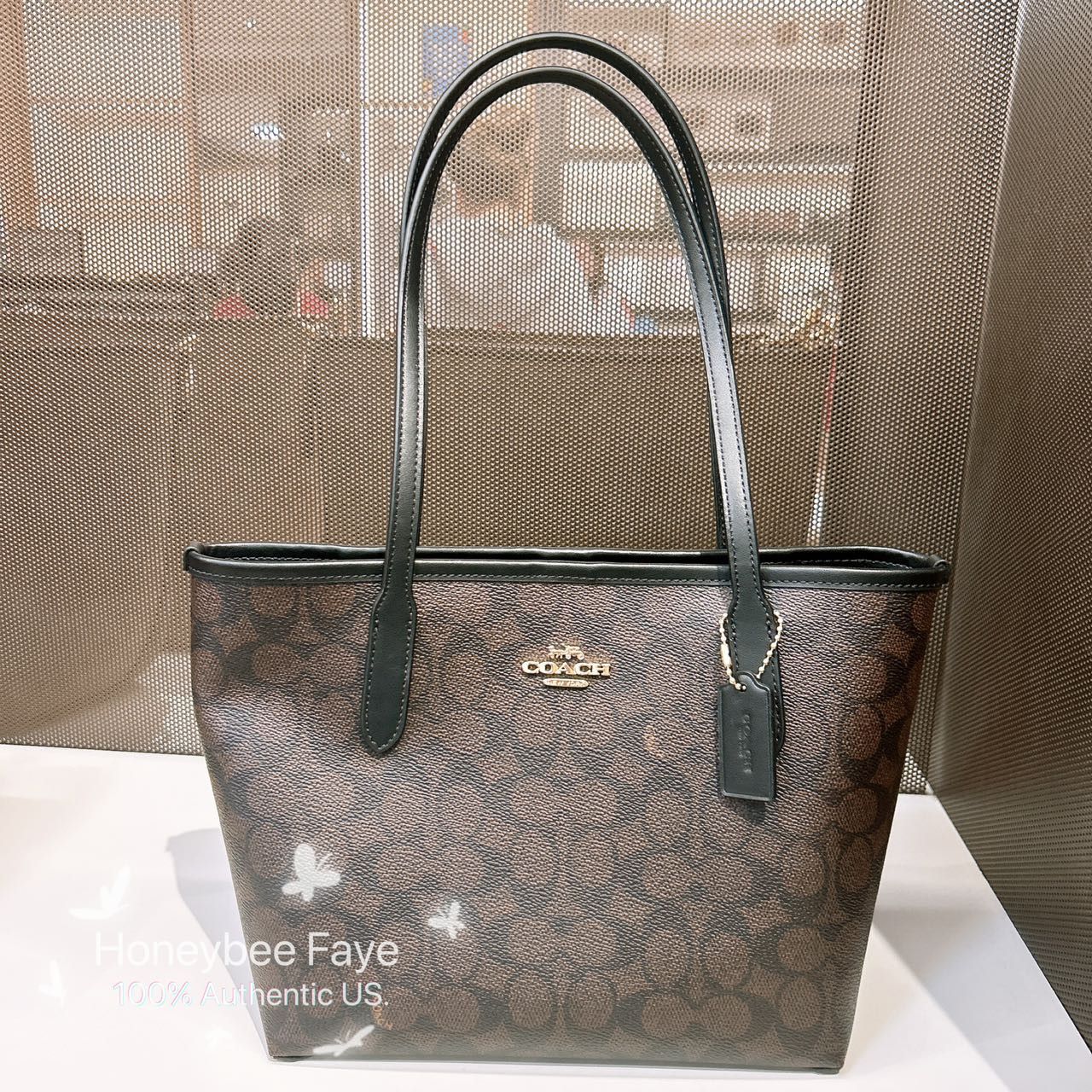 Coach Small City Tote Bag In Signature Canvas CU759 Size ONE SIZE - 2 Thumbnail
