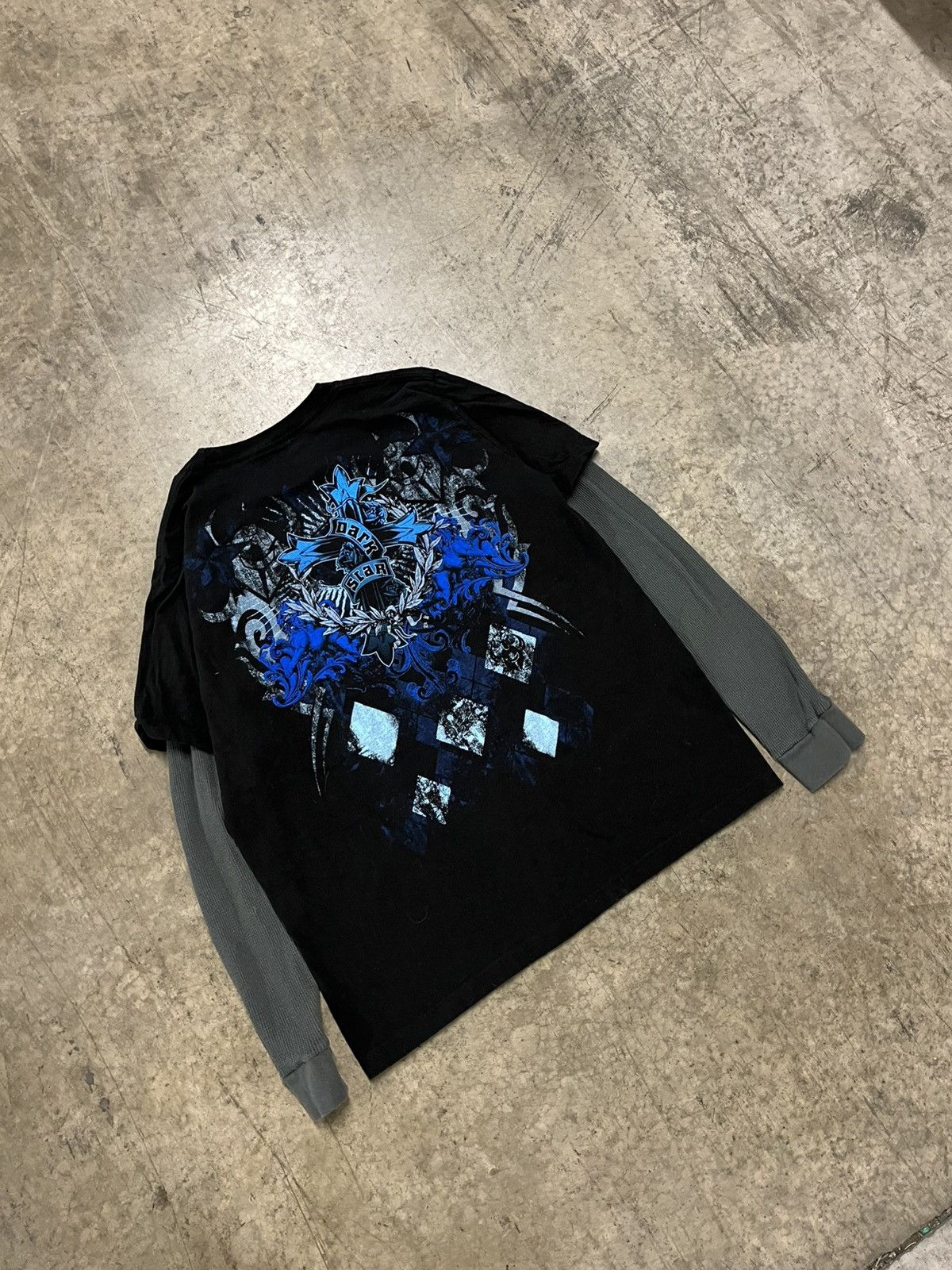 Affliction × Tapout × Vintage Y2k affliction style double layers thermal longsleeve rare Size US XL / EU 56 / 4 - 2 Thumbnail