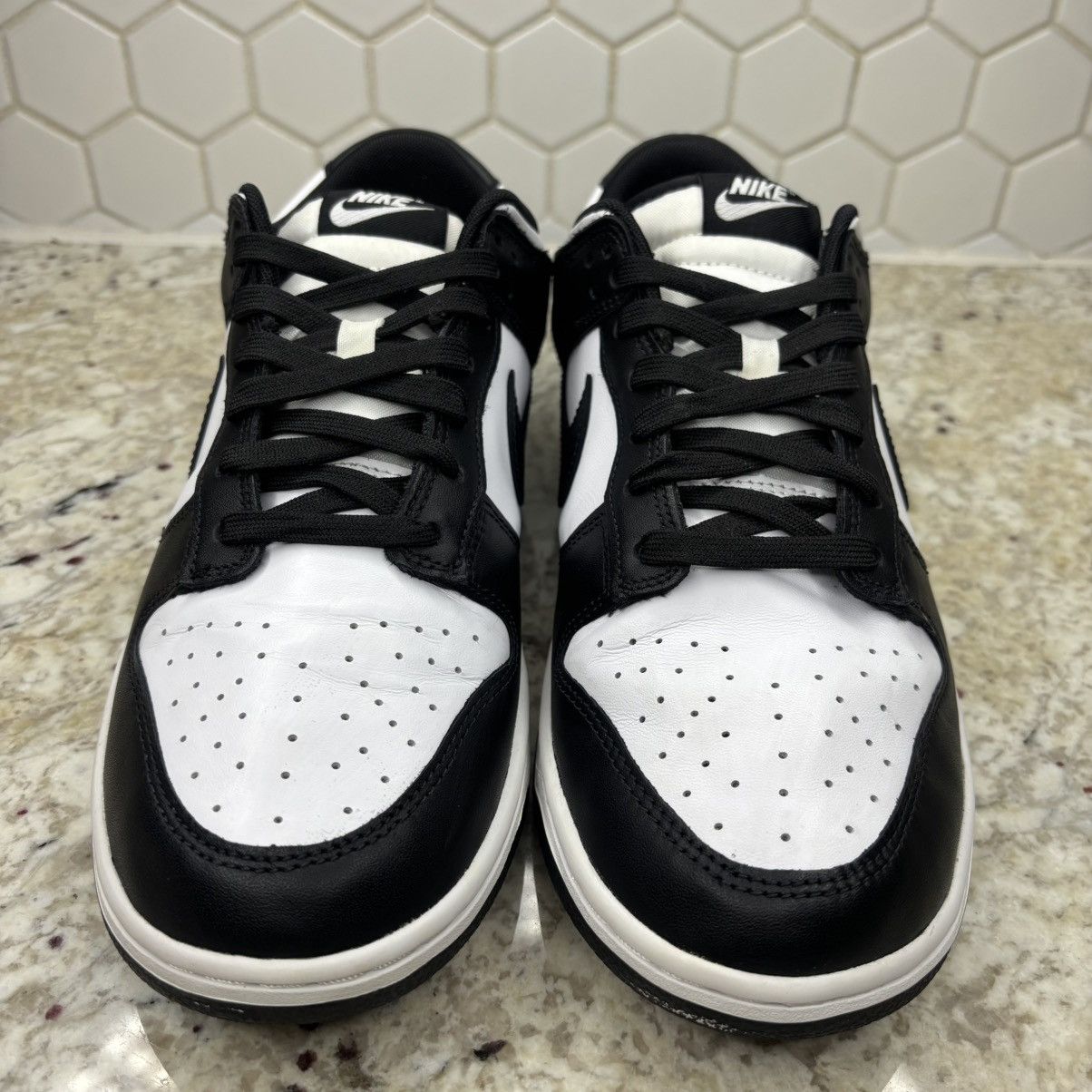 Nike Size 11 - Nike Dunk Low Black White 2023 Clean With Box Size US 11 / EU 44 - 4 Thumbnail