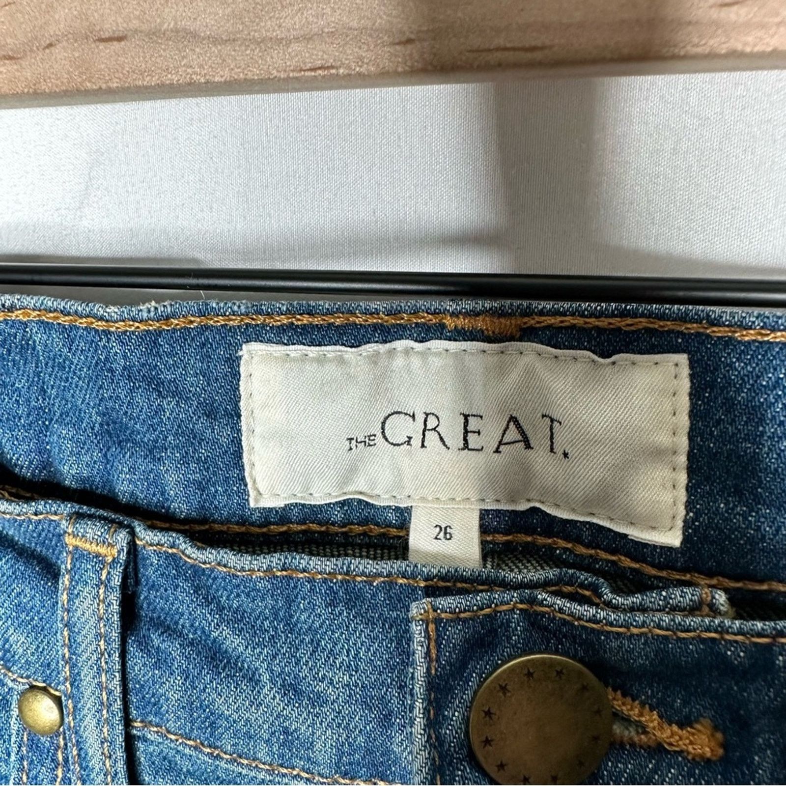 THE GREAT THE GREAT. The Straight A Jean in Size 26 Size 26" / US 2 / IT 38 - 2 Thumbnail