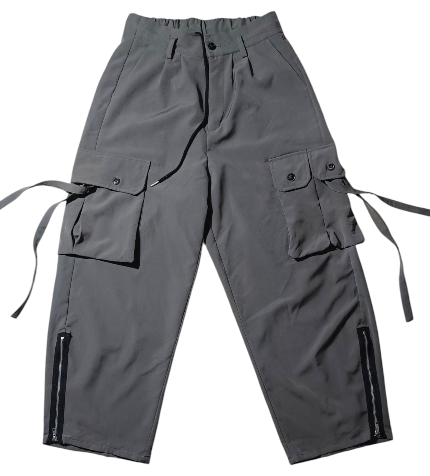 If Six Was Nine × Le Grande Bleu (L.G.B.) Vintage Casper John Parachute Slacks Baggy Pants Size US 33 - 3 Thumbnail
