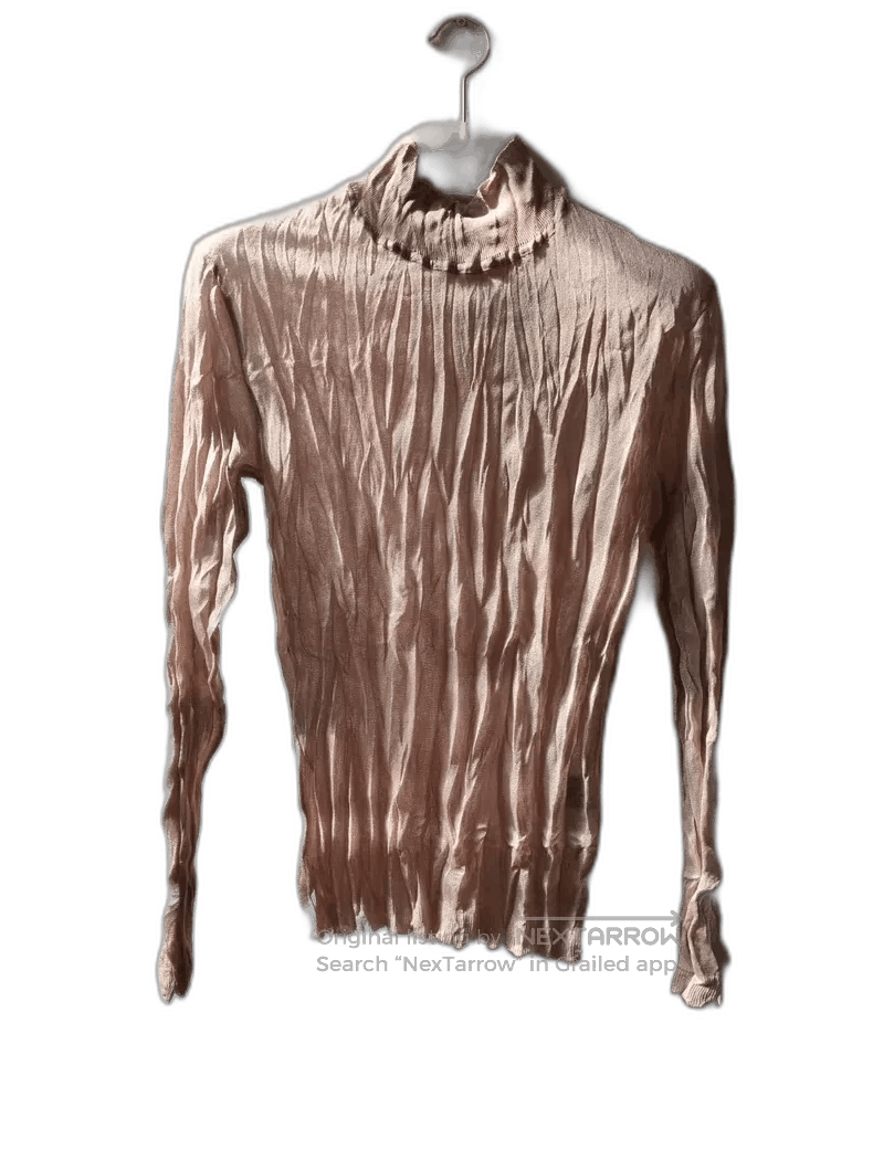 Yohji Yamamoto Yohji Yamamoto Y's Pink Pleated Long Sleeve Top Size US M / EU 48-50 / 2 - 1 Thumbnail