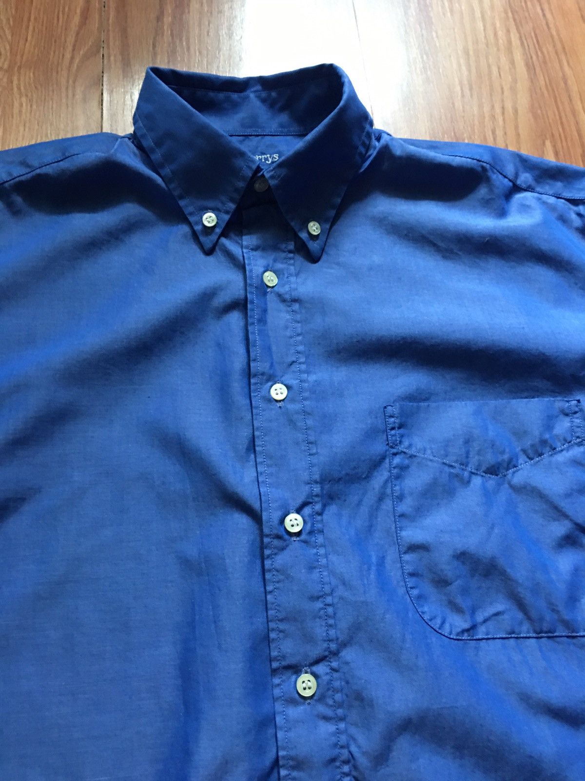 Burberry Burberrys Blue Cotton Elegant Shirt Size 15.5 / 39 Size 40S - 2 Thumbnail