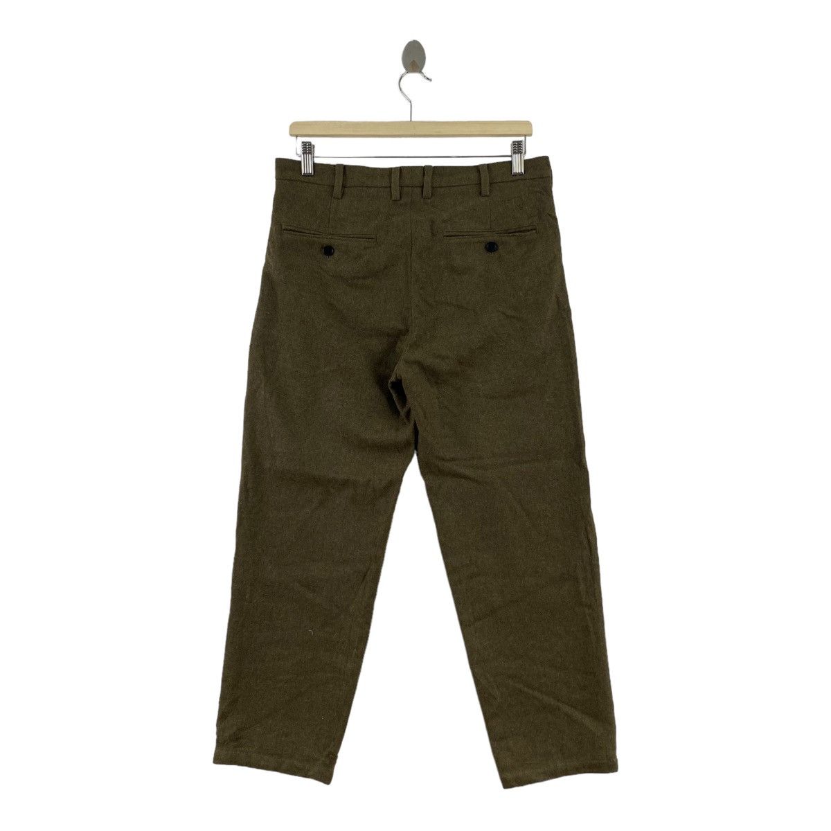 Japanese Brand RELUME JOURNAL STANDARD Japan Brand Wool Straight Cut Brown Size US 30 / EU 46 - 3 Thumbnail