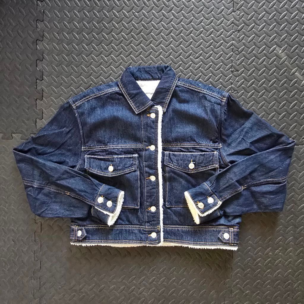 Tillys Women's Tillys Blue Sherpa Lined Denim Jean Jacket Size M Size M / US 6-8 / IT 42-44 - 3 Thumbnail