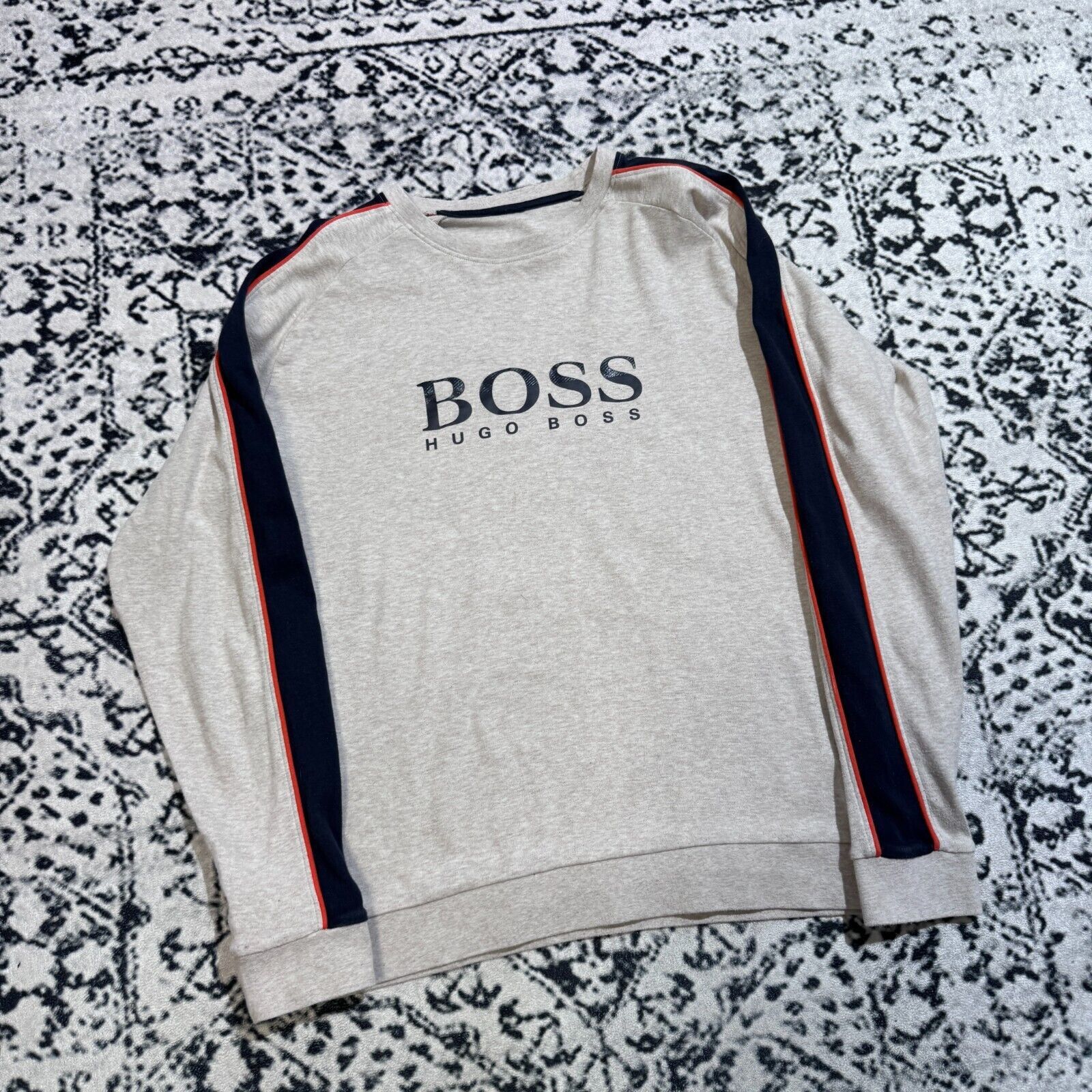 Hugo Boss × Vintage Vintage Hugo Boss Gray Cotton Crewneck Size S Y2K 90s Logo Size US S / EU 44-46 / 1 - 3 Thumbnail