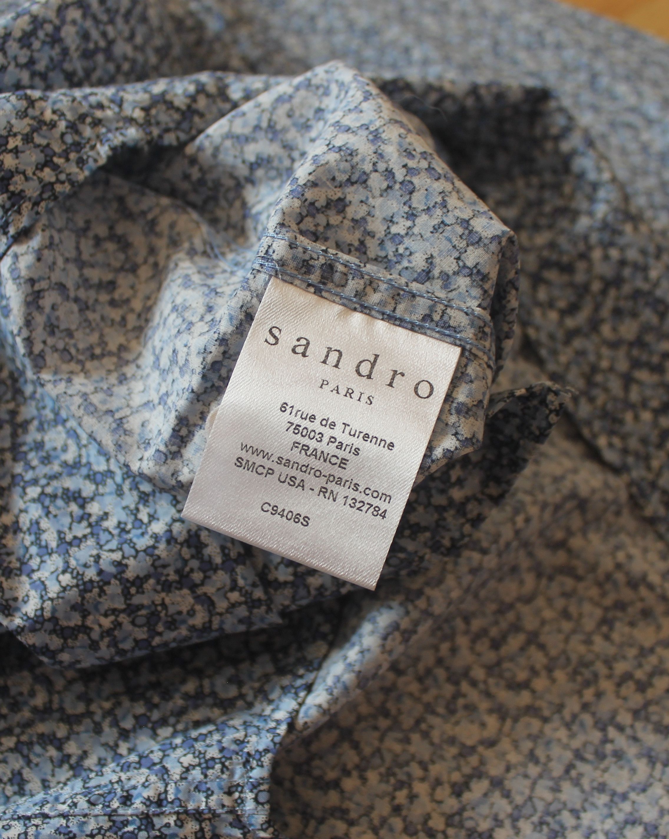Sandro Sandro Paris Floral Shirt Size US M / EU 48-50 / 2 - 8 Thumbnail