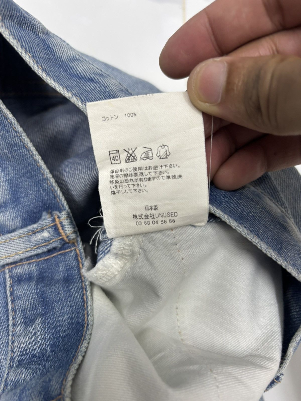 READYMADE READYMADE UNUSED Slim Fit cut Leg Ripped Thrashed Jeans Size US 30 / EU 46 - 12 Thumbnail
