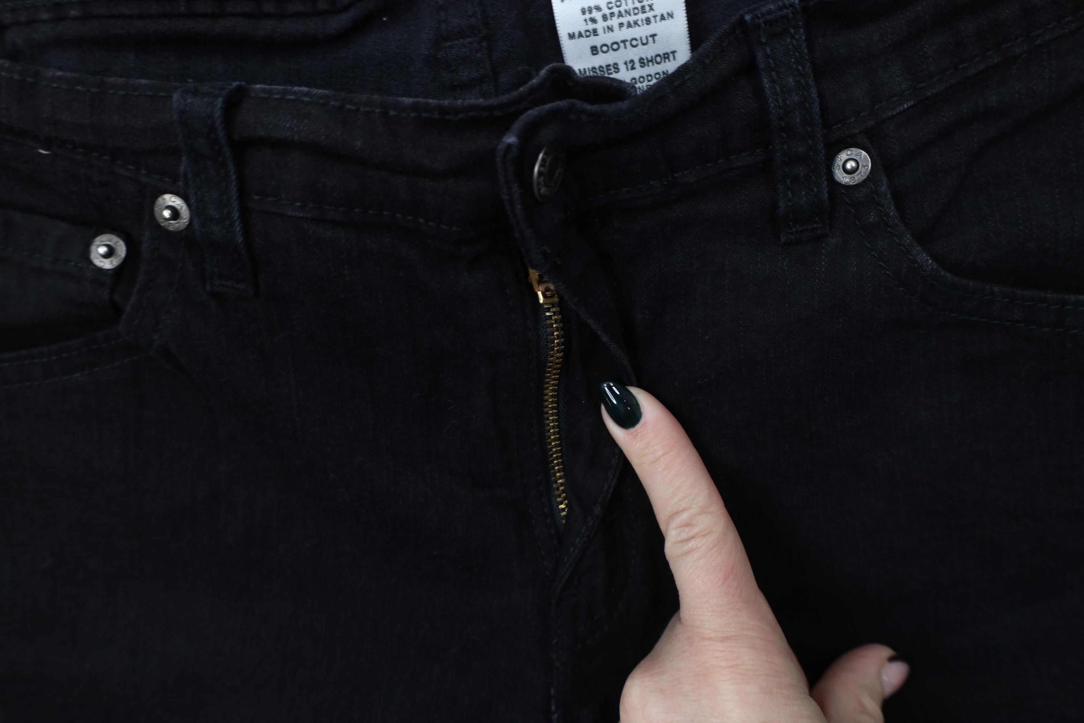 Levi's Vintage Y2K 2004 Levis Short Babydoll Stretch Bootcut Jeans Size 34" / US 12 / IT 48 - 6 Thumbnail
