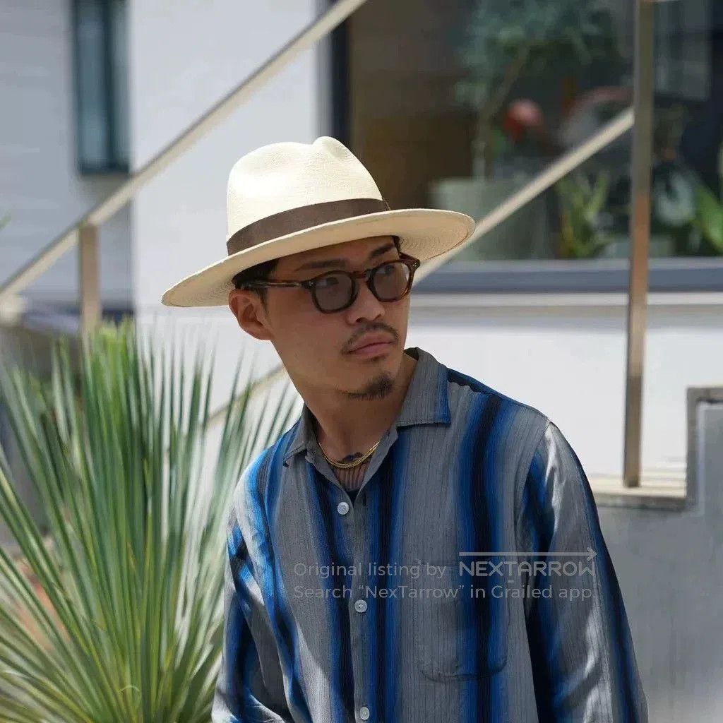 THE H.W.DOG&CO. H.W.DOG Classic Panama Summer Hat. Size ONE SIZE - 3 Thumbnail