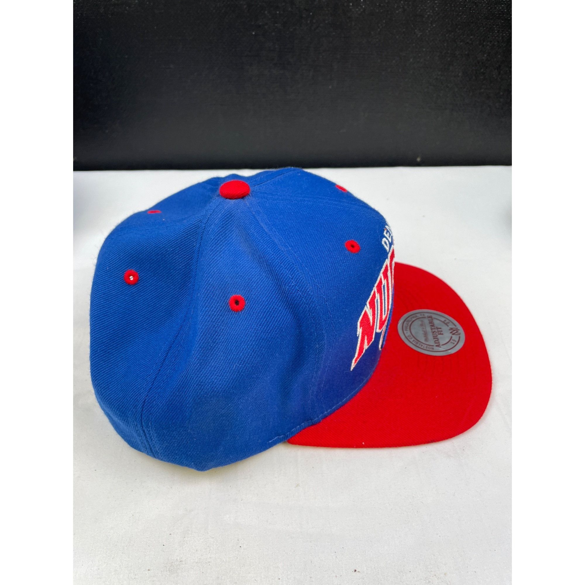 Mitchell & Ness Mitchell & Ness Denver Nuggets Unisex Hat/Cap Red & Blue Adj Size ONE SIZE - 3 Thumbnail
