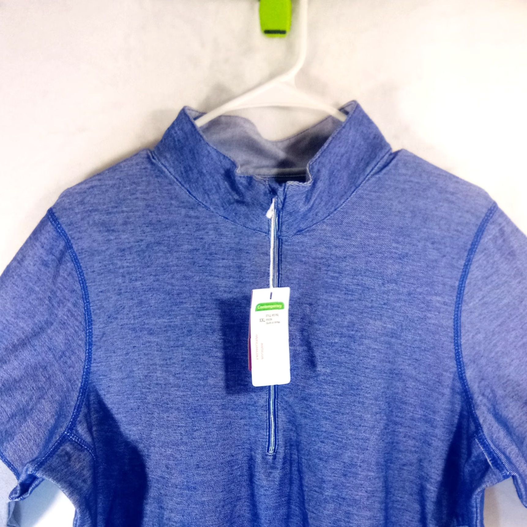J Brand ANTIGUA XXL WARM UP 1/2 ZIP PULLOVER Long Sleeve Men Blue Pullover New with Tags Size US XXL / EU 58 / 5 - 4 Thumbnail