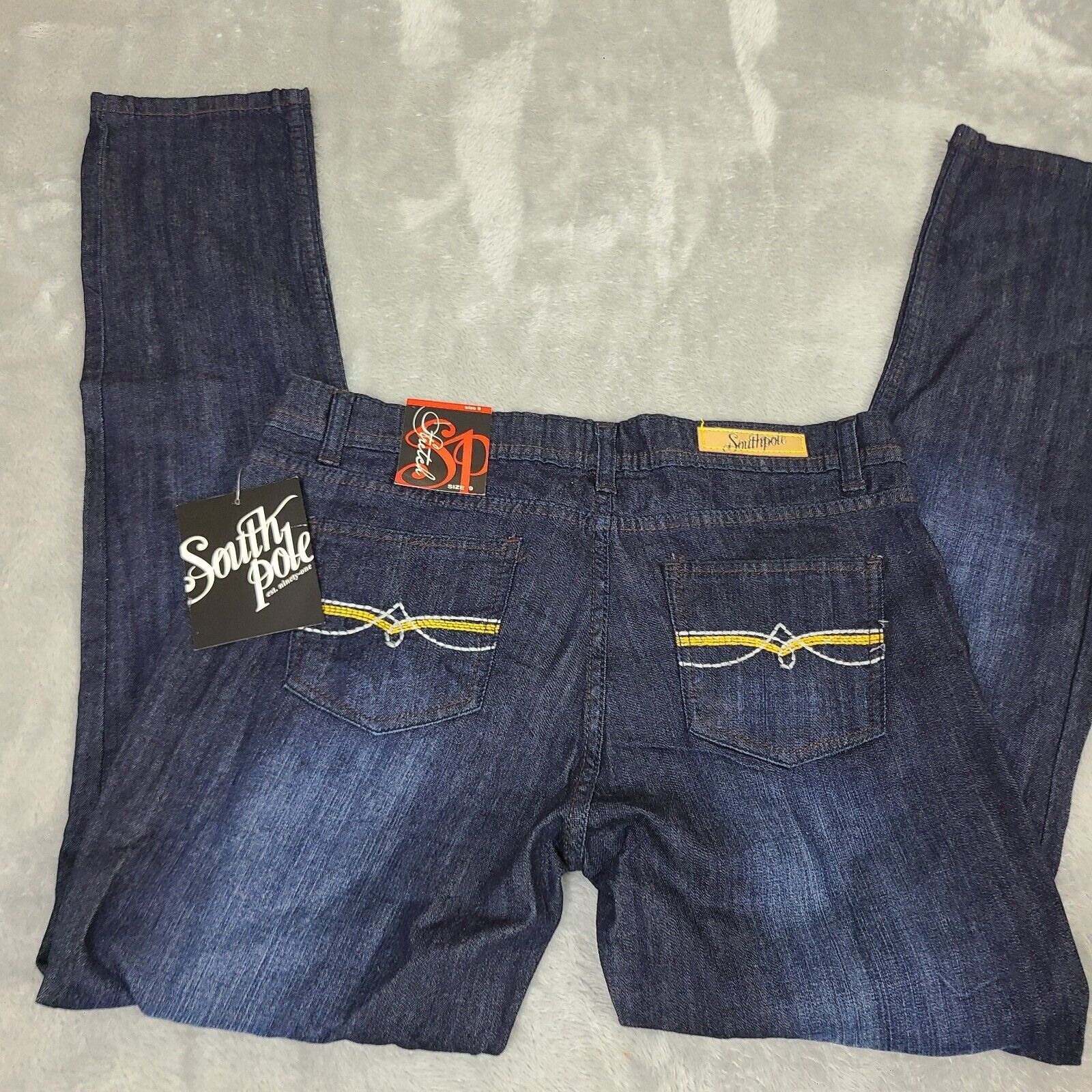 Southpole Southpole Women's Premium Denim Jeans Black Stretch Embellis Size 30" / US 8 / IT 44 - 16 Thumbnail