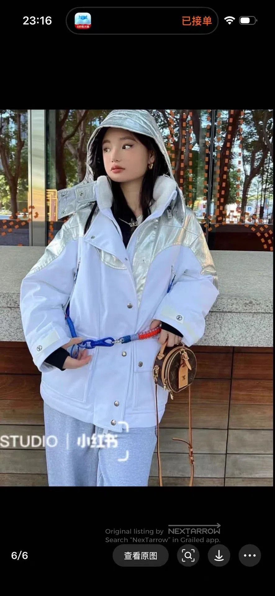 Louis Vuitton LV Monogram Hooded Ski Suit. Size XS / US 0-2 / IT 36-38 - 6 Thumbnail