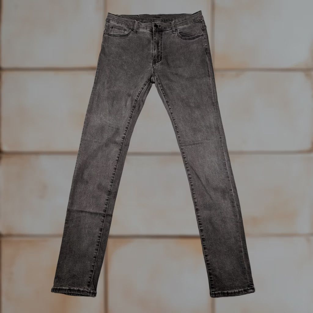 MNML Mnml Gray Skinny Jeans Mens 33 Slim Denim Pants Stretch 5-Pocket Zip Fly Modern Classic Size US 33 - 1 Thumbnail