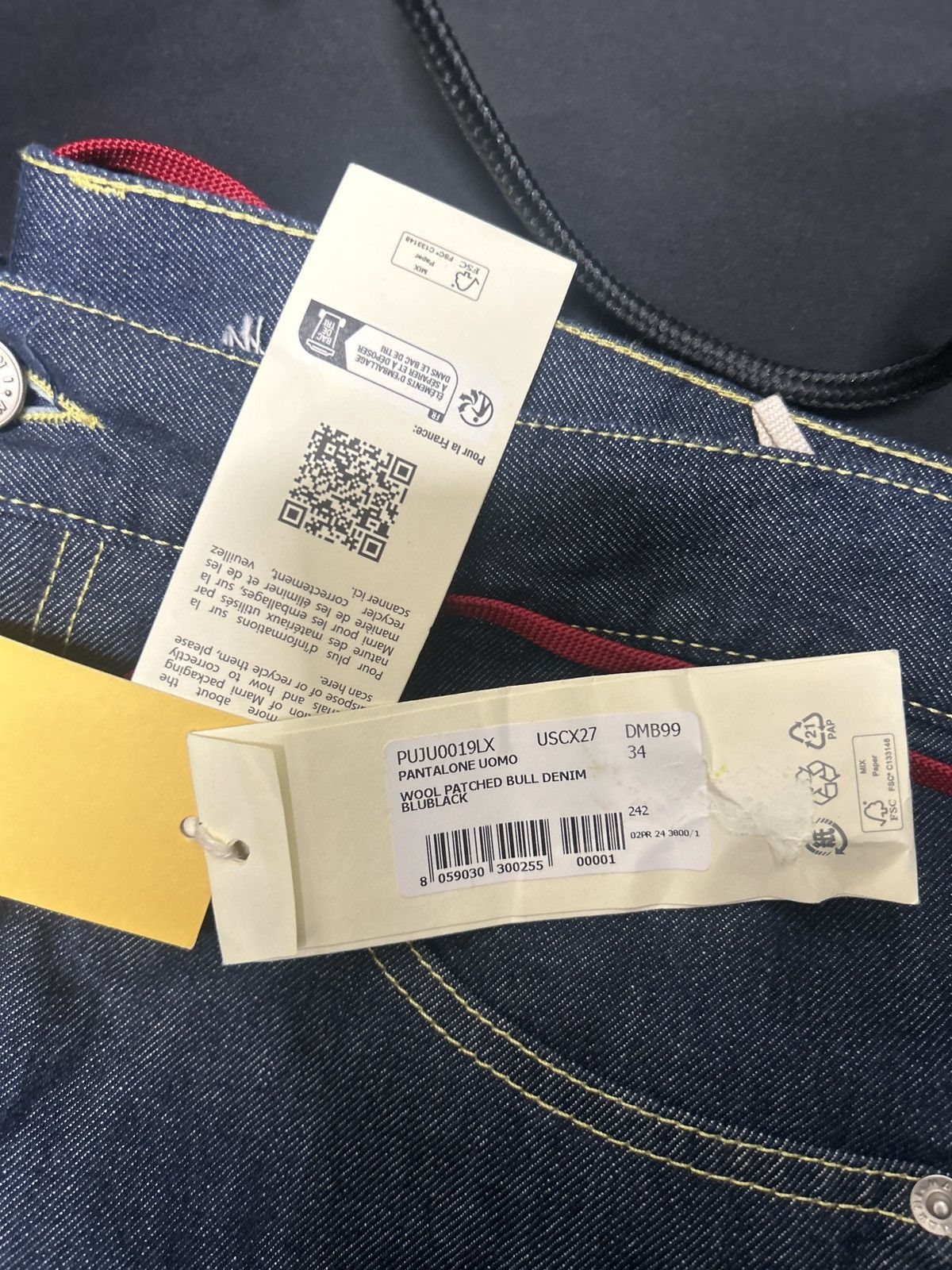 Marni Marni wool patch straight jeans Size US 34 / EU 50 - 5 Thumbnail