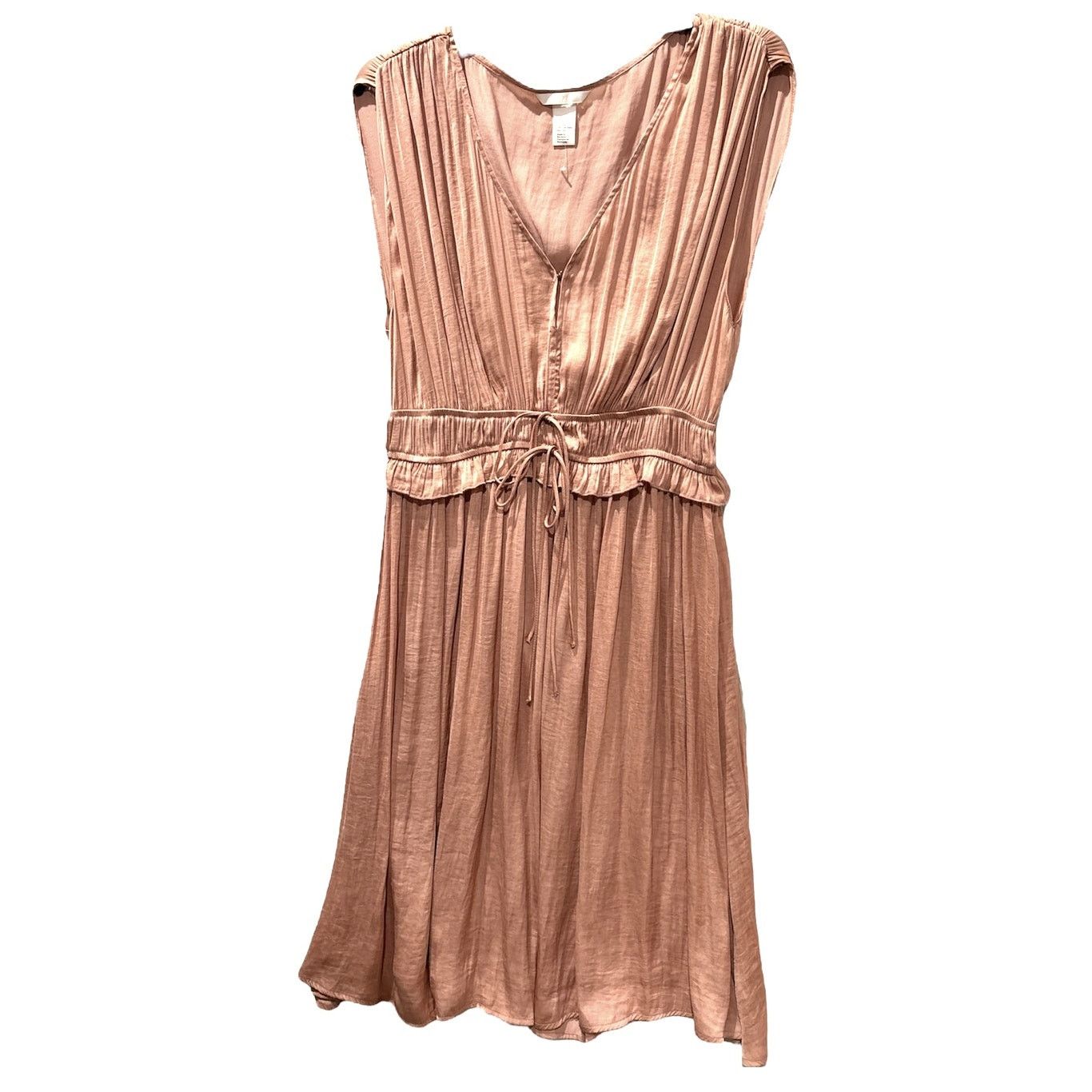 h&m powder pink dress Women's Powder pink Satin Dress