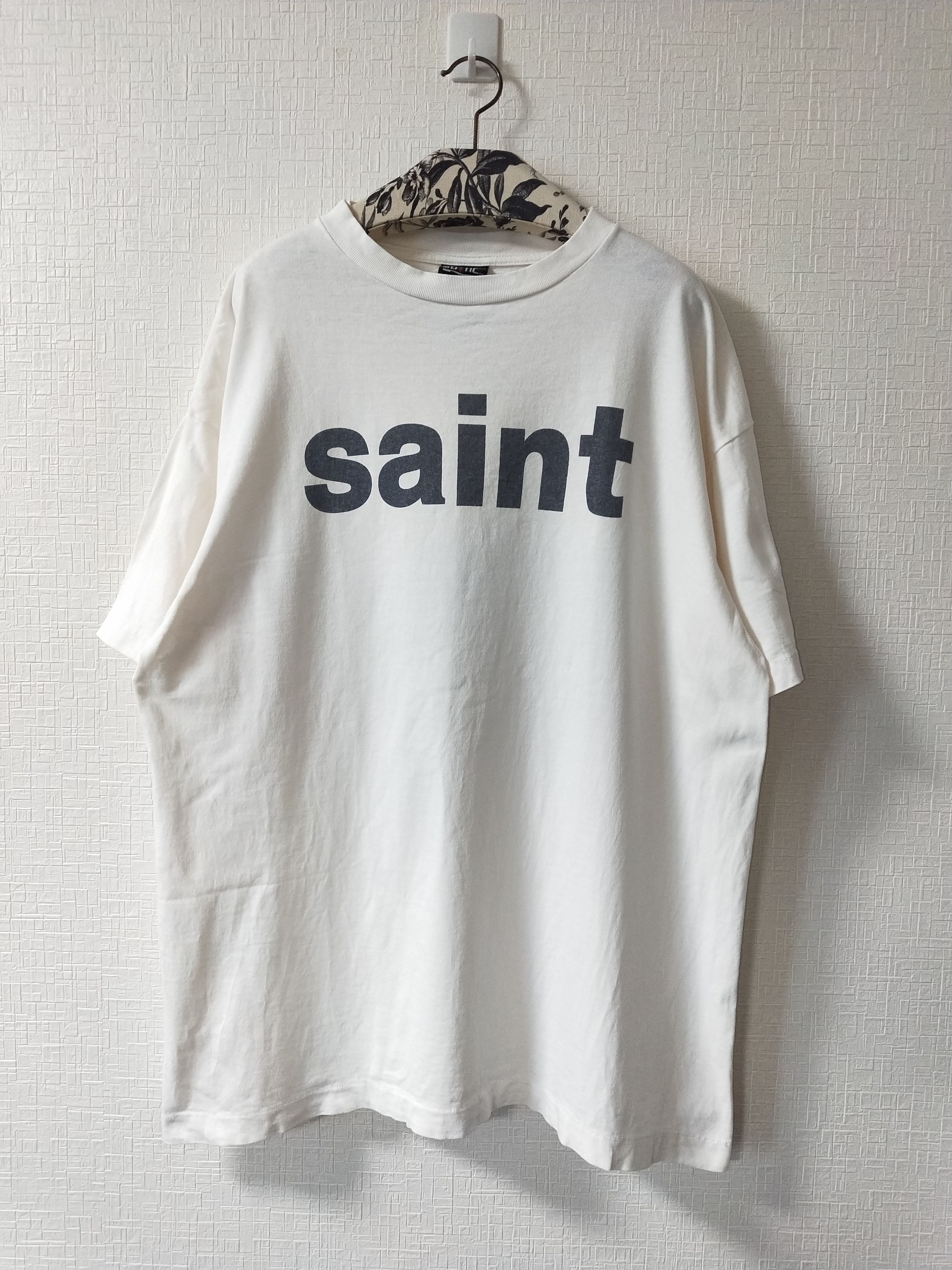【SAINT MICHAEL】SWSS TEE ASTRO WHITE Saint Michael Saint Michael White Astro Boy Short Sleeve