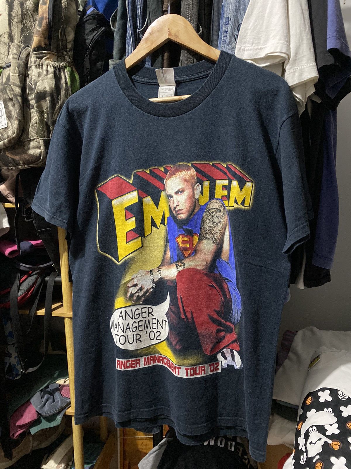 Band Tees × Eminem × Rap Tees Eminem Anger Management Tour 2002 Size US L / EU 52-54 / 3 - 16 Thumbnail
