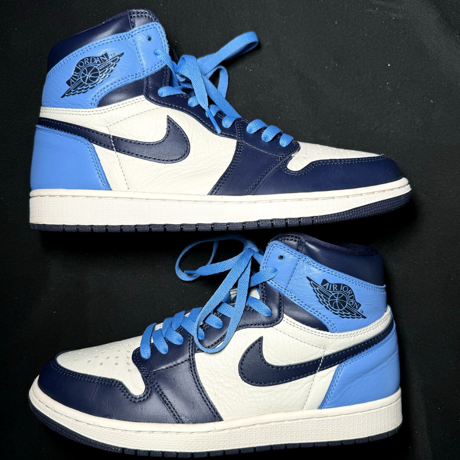 Jordan Brand × Nike Size 9.5 - Nike Air Jordan 1 Retro High OG Obsidian Shoes Size US 9.5 / EU 42-43 - 2 Thumbnail
