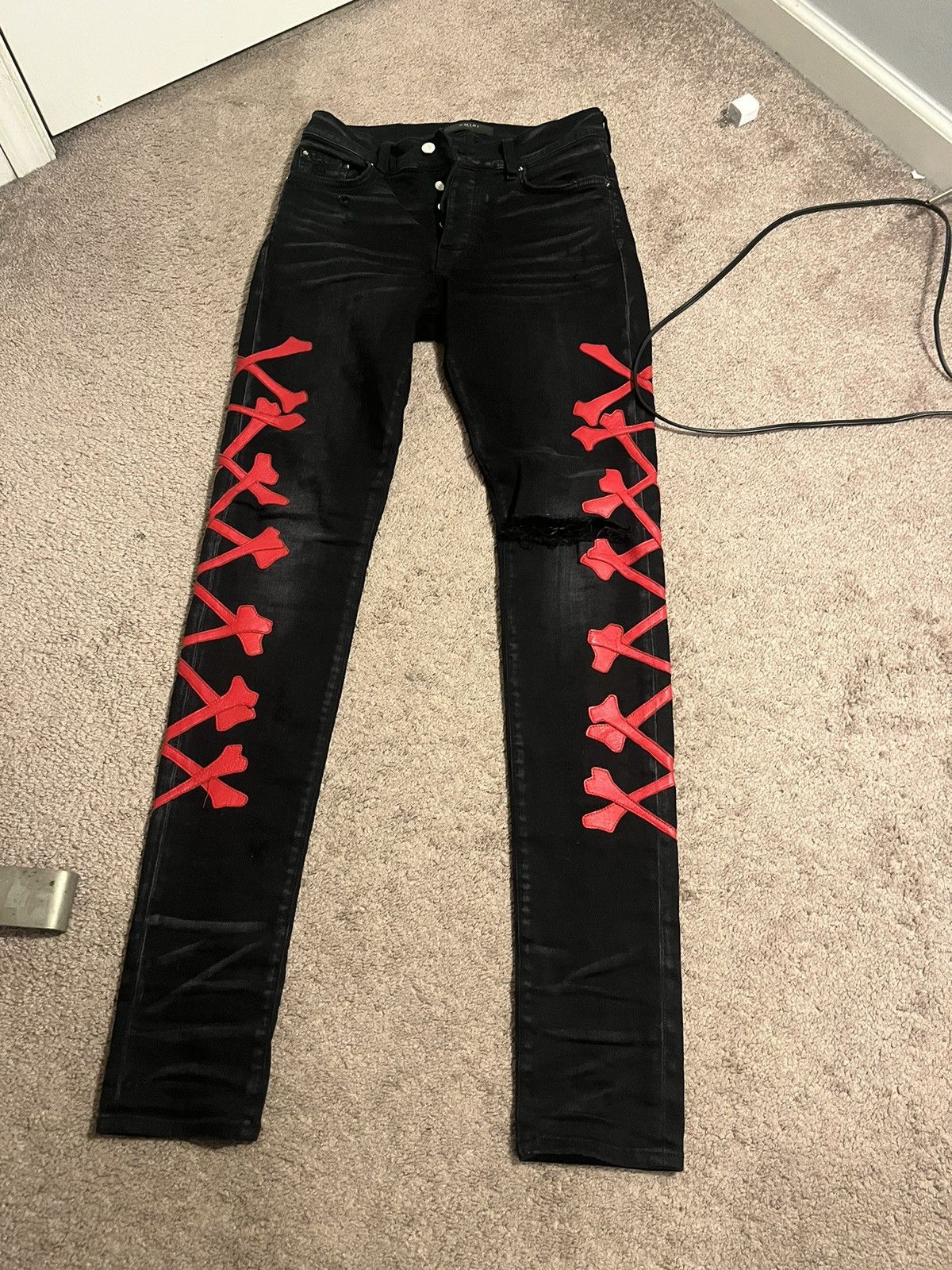 Amiri Stack Jeans in Clay Indigo - Size 32 | eBay